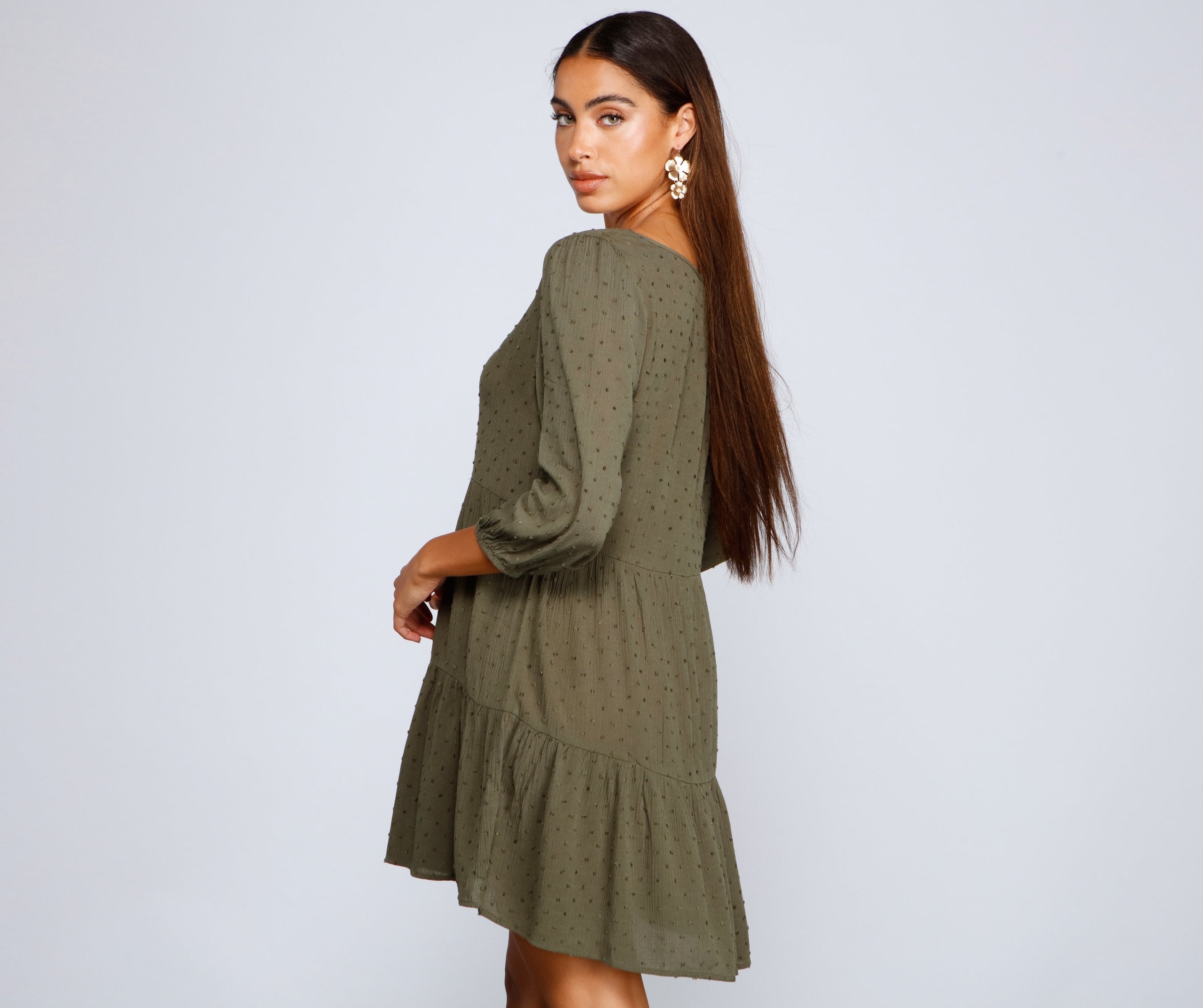 Effortless Vibes Babydoll Dress - Lady Occasions