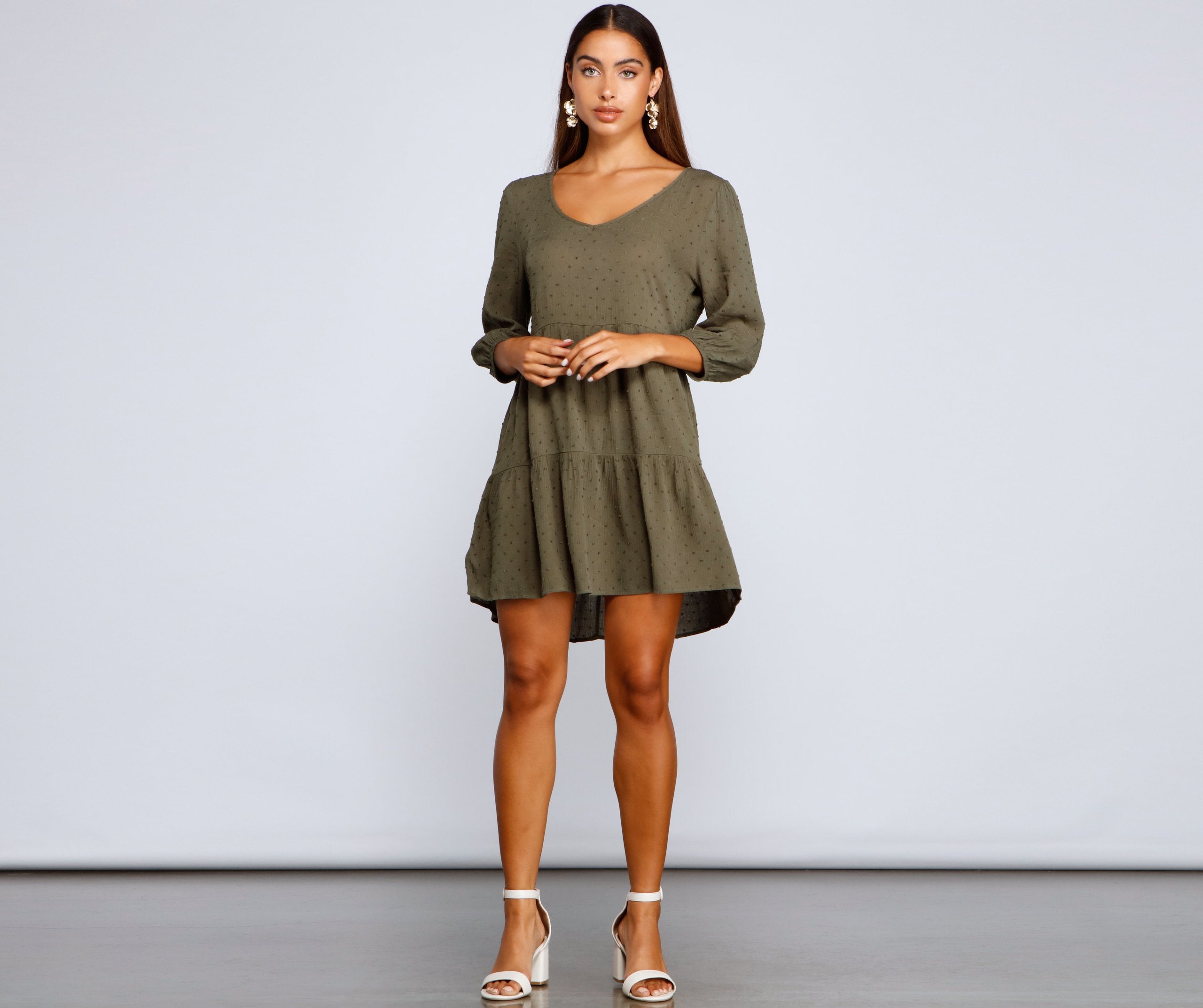 Effortless Vibes Babydoll Dress - Lady Occasions