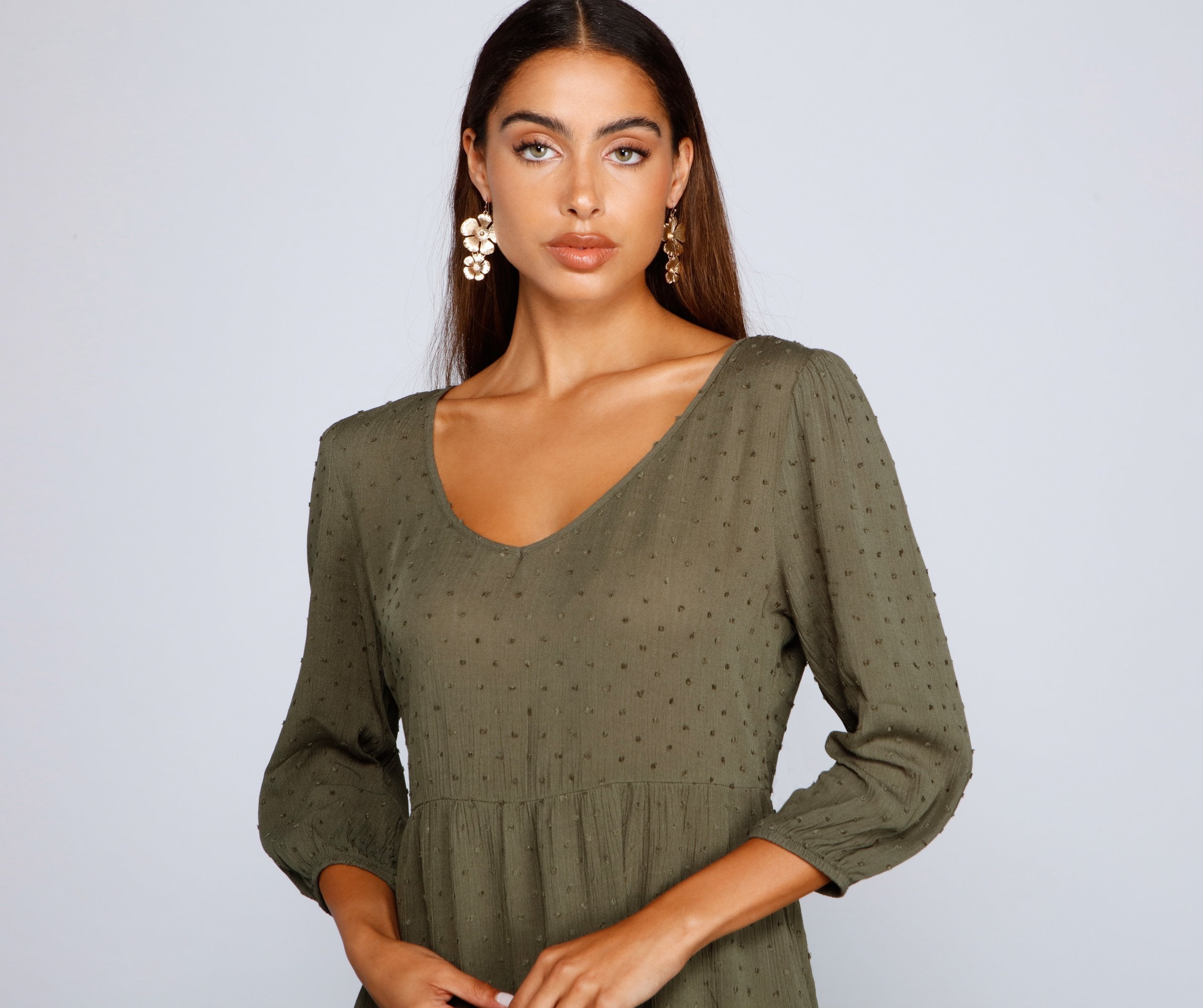 Effortless Vibes Babydoll Dress - Lady Occasions