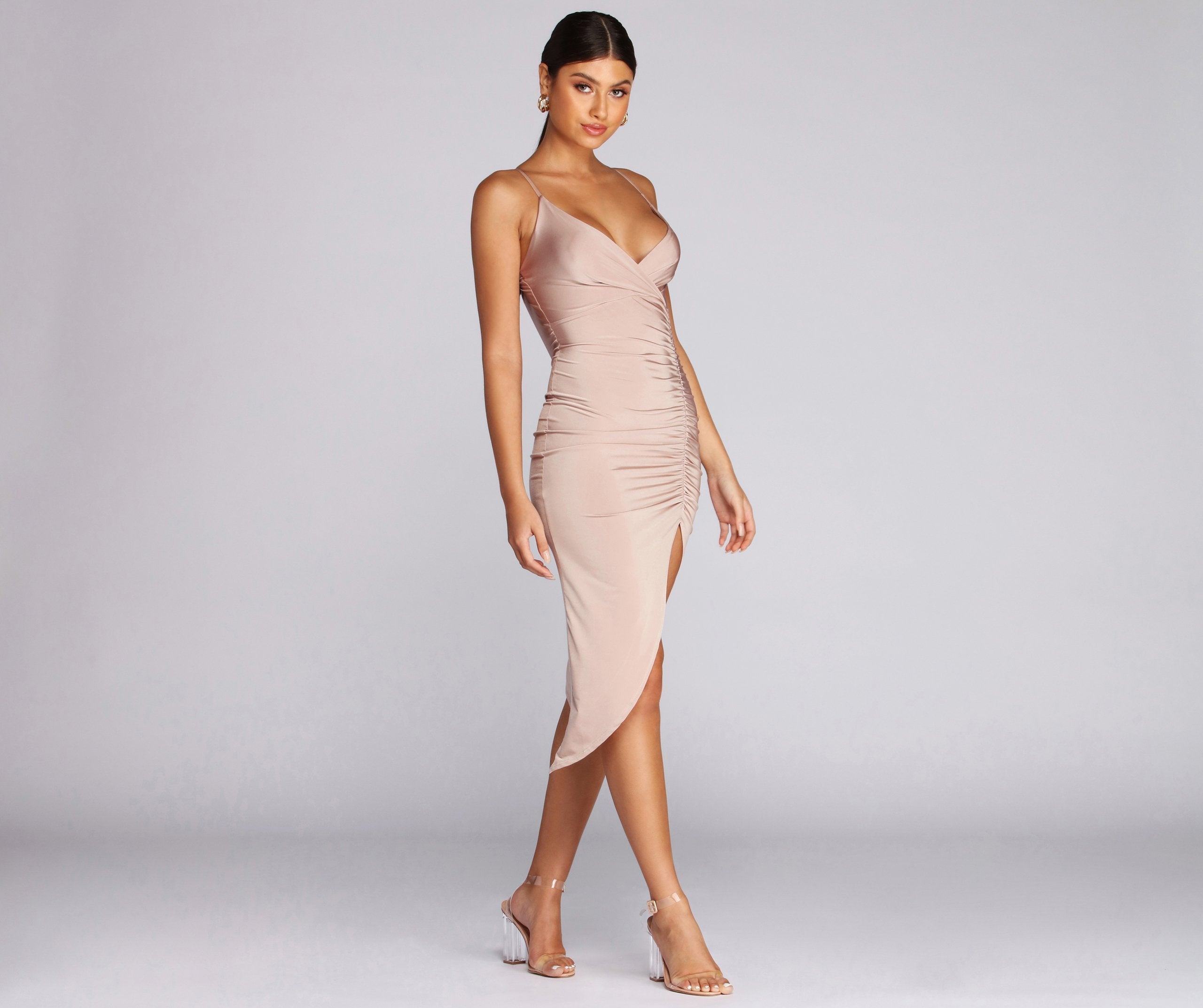 Sweet And Sultry Midi Dress - Lady Occasions