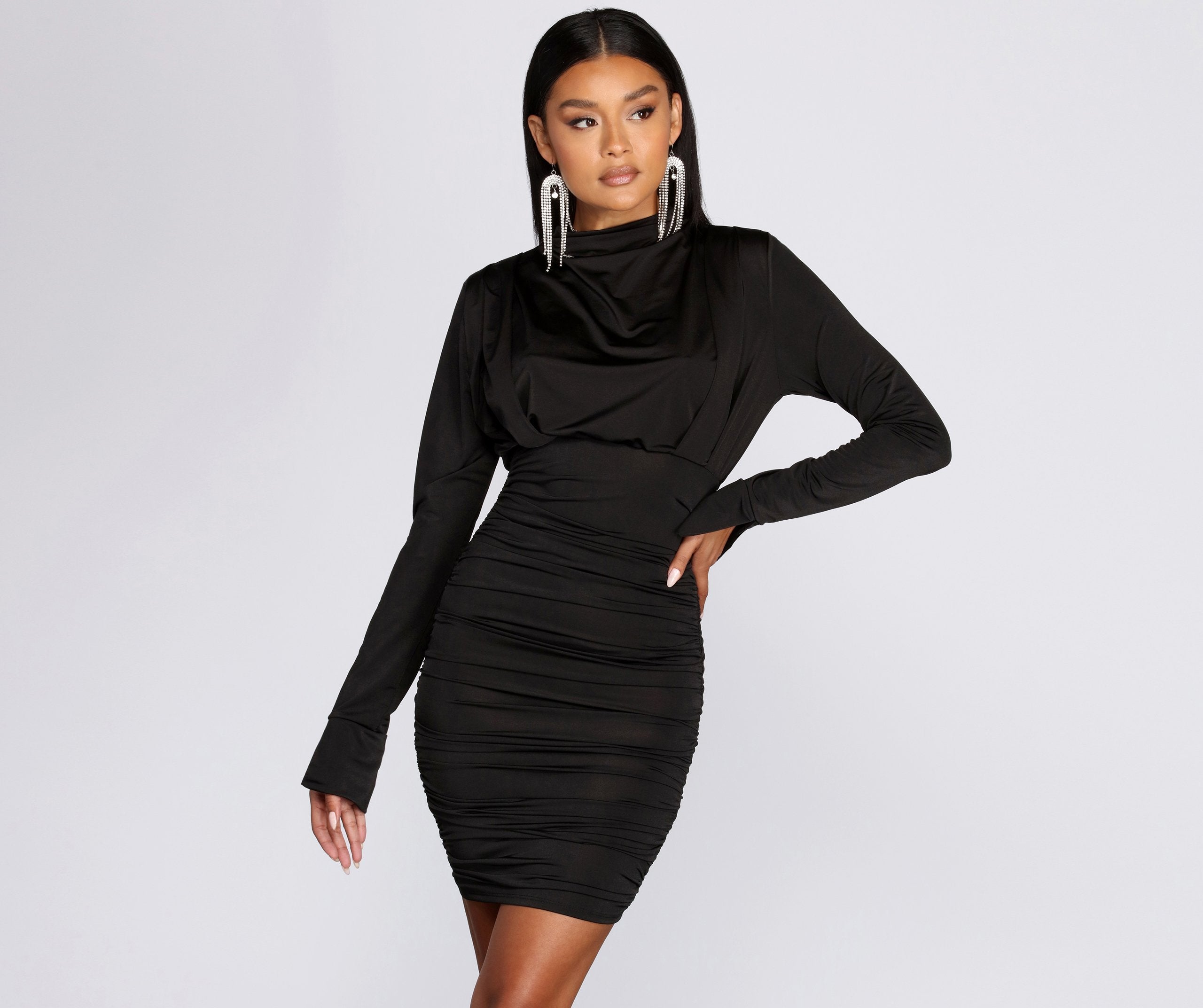 Stunning And Chic Mini Dress - Lady Occasions