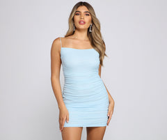 Daring Beauty Ruched Mini Dress - Lady Occasions