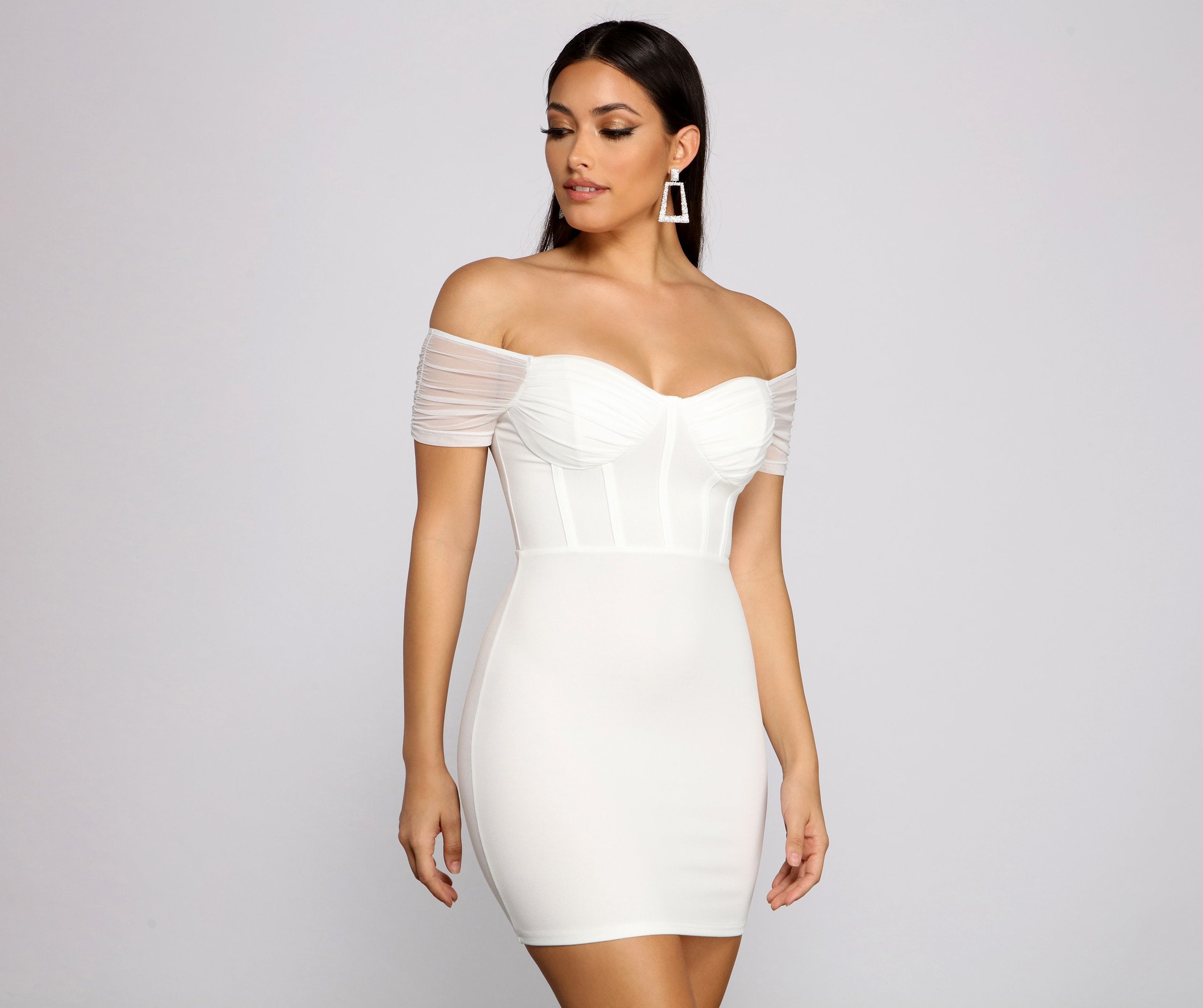 Sweet And Sultry Bodycon Dress - Lady Occasions