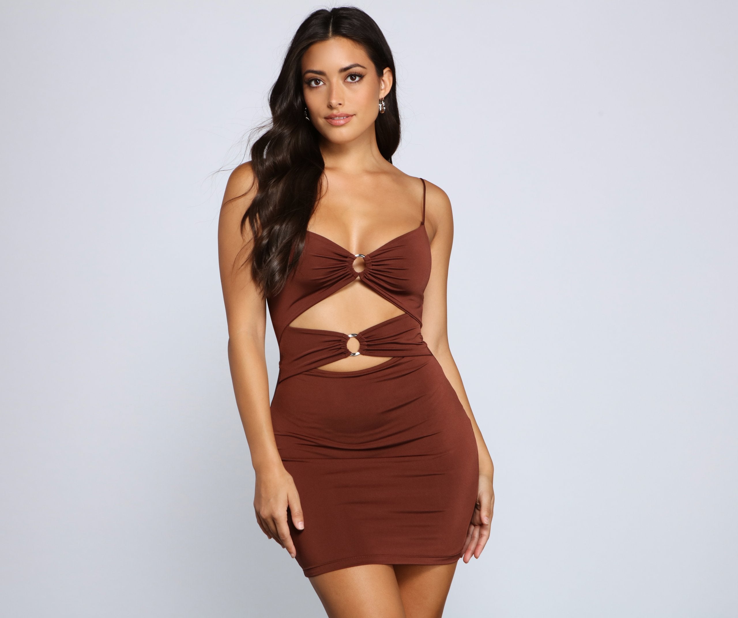 Bold Stunner Cutout Mini Dress - Lady Occasions