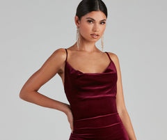 Time To Celebrate Chic Velvet Mini Dress - Lady Occasions