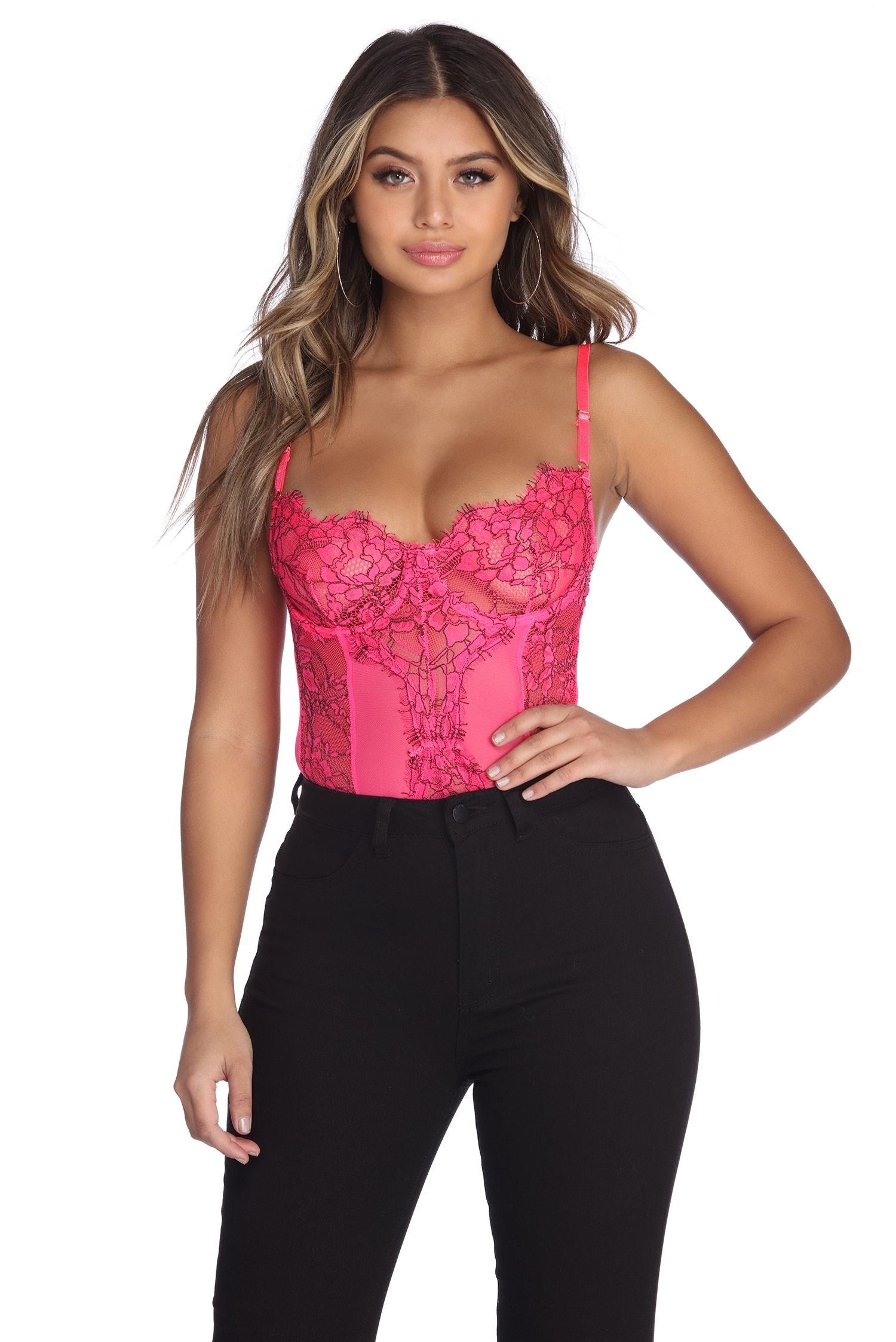 Ravishing Lace Bodysuit - Lady Occasions