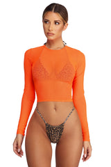 Hot Mesh Crop Top - Lady Occasions