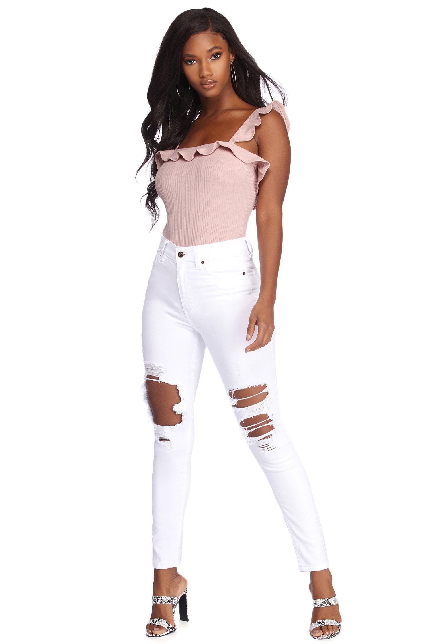 Ruffled With Style Bodysuit - Lady Occasions