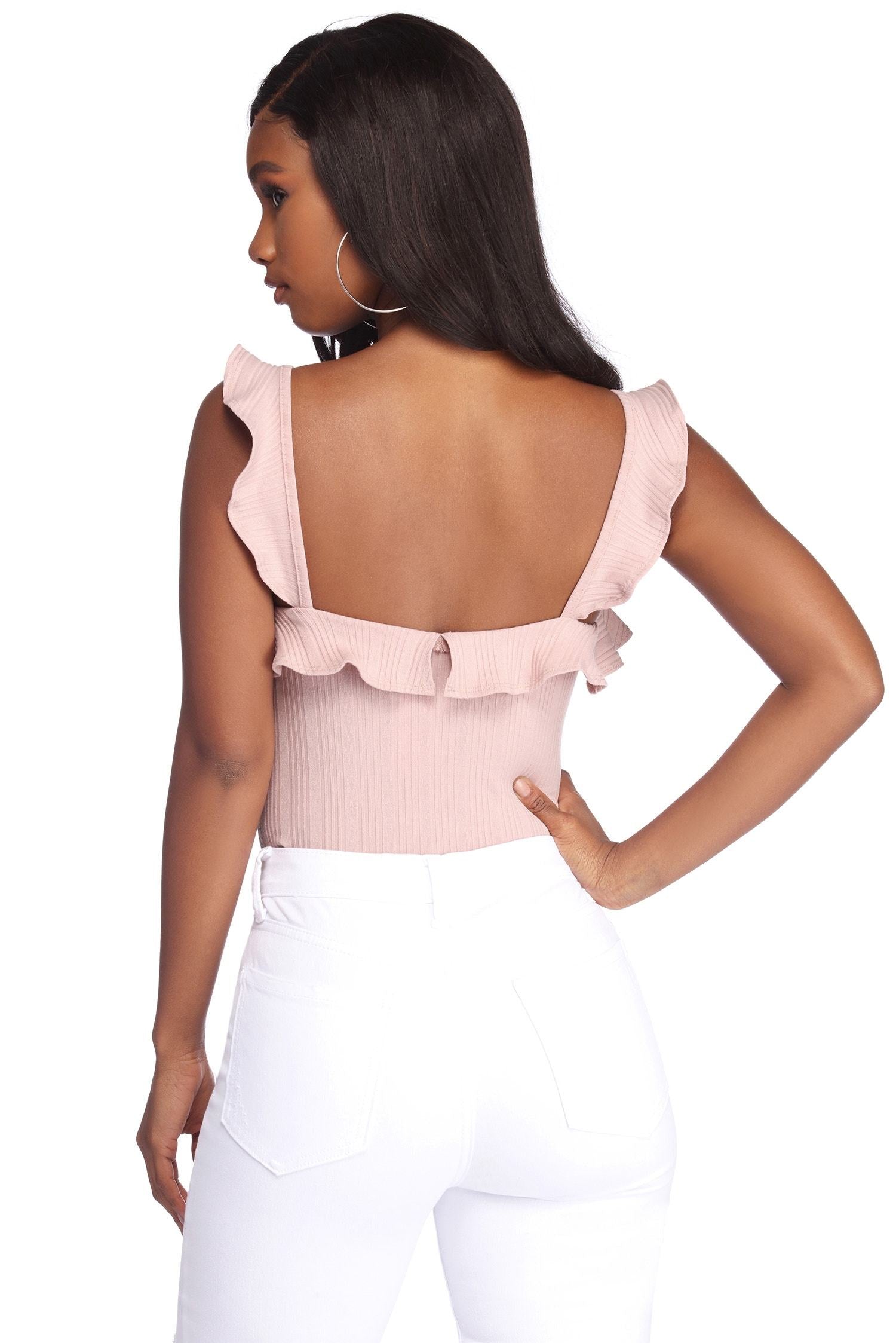 Ruffled With Style Bodysuit - Lady Occasions