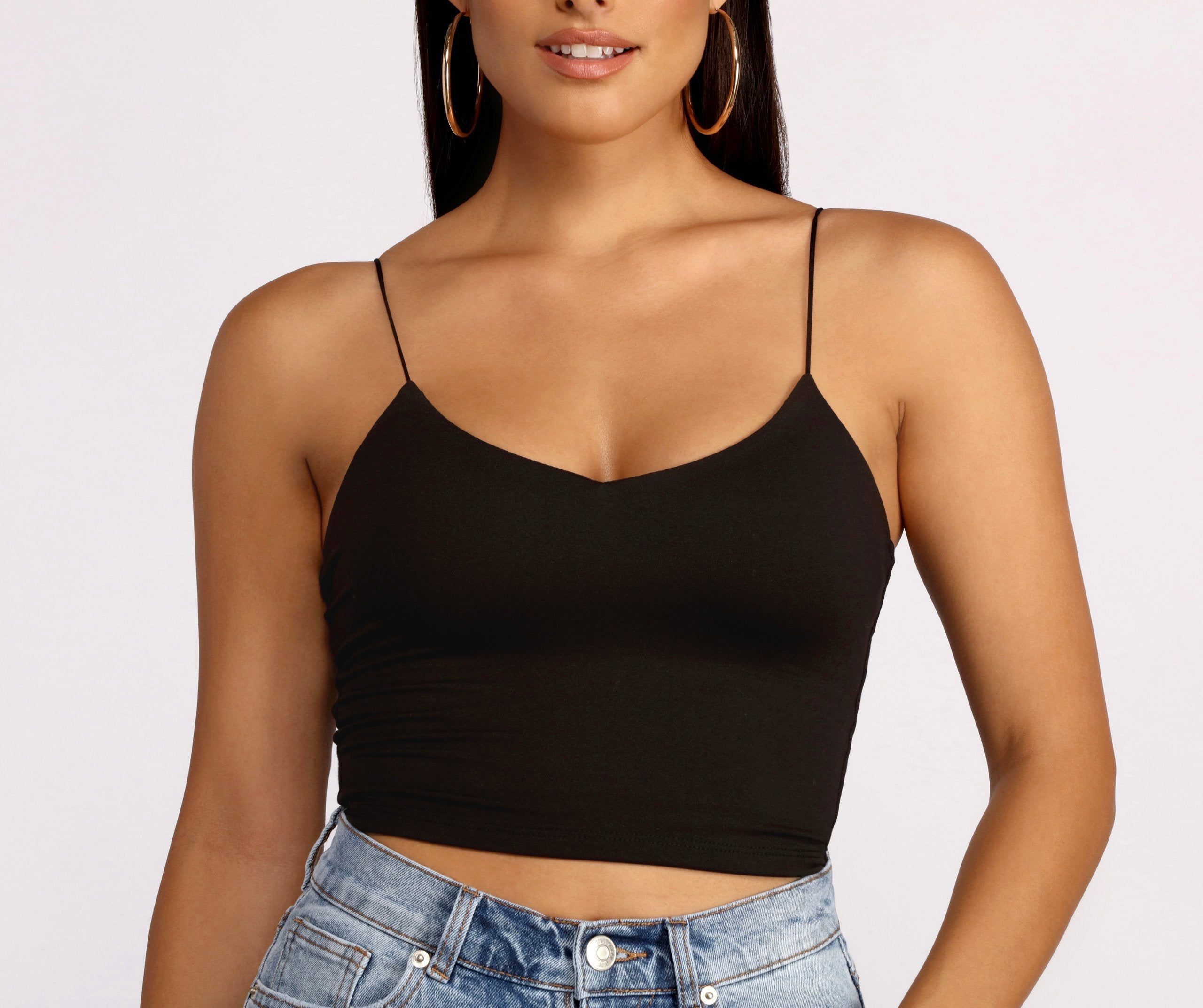 Girl Next Door Cropped Tank - Lady Occasions