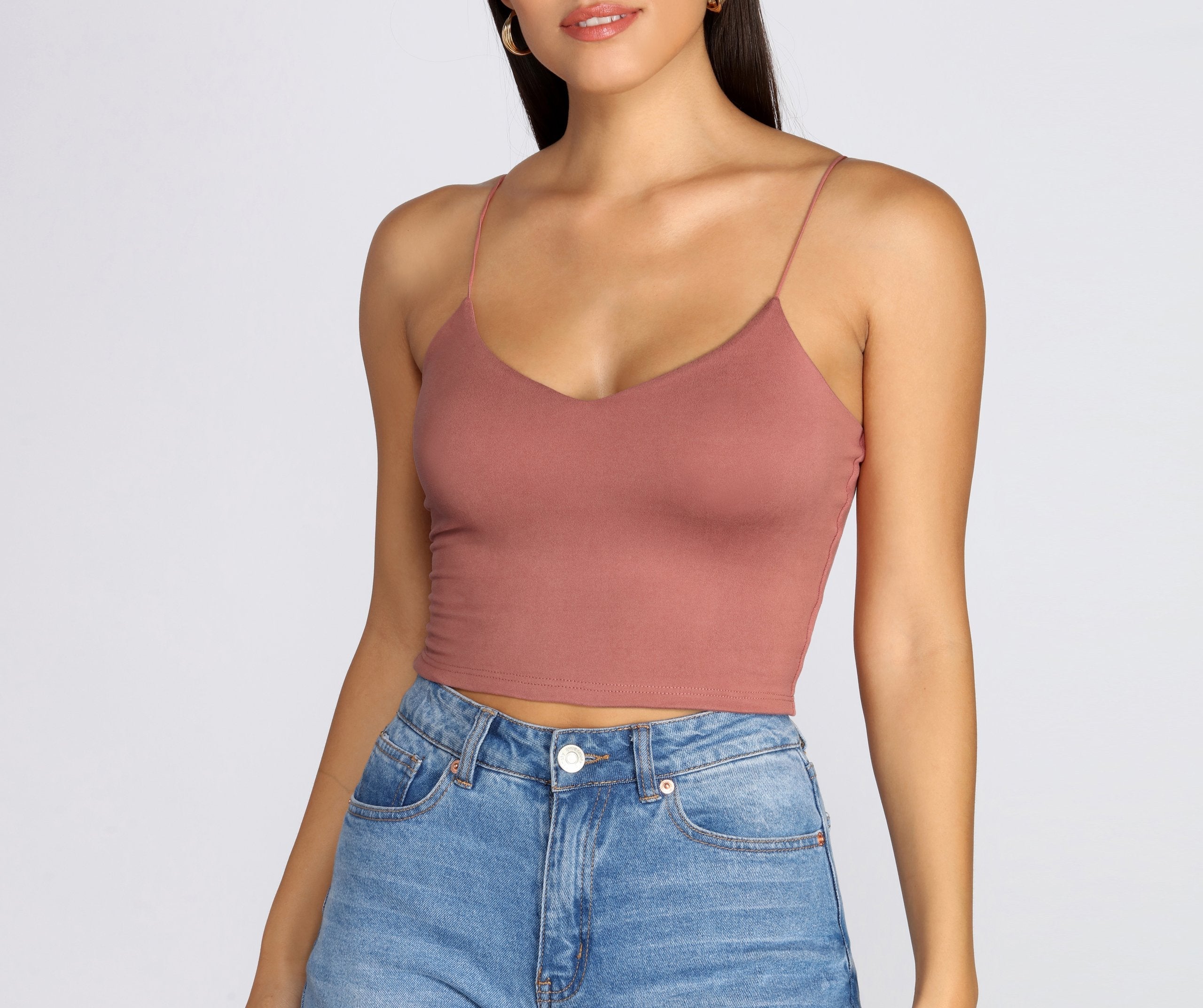 Girl Next Door Cropped Tank - Lady Occasions