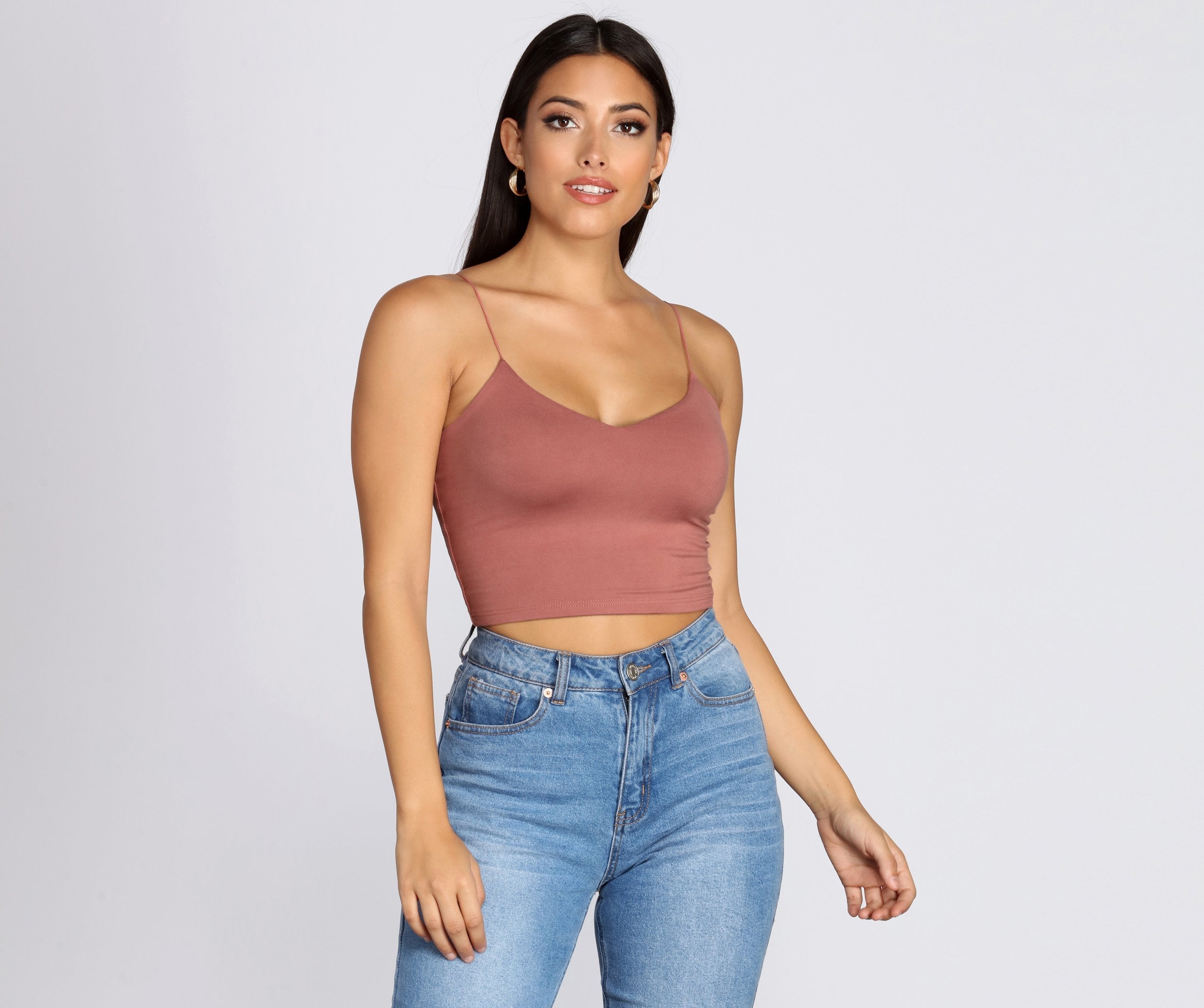 Girl Next Door Cropped Tank - Lady Occasions