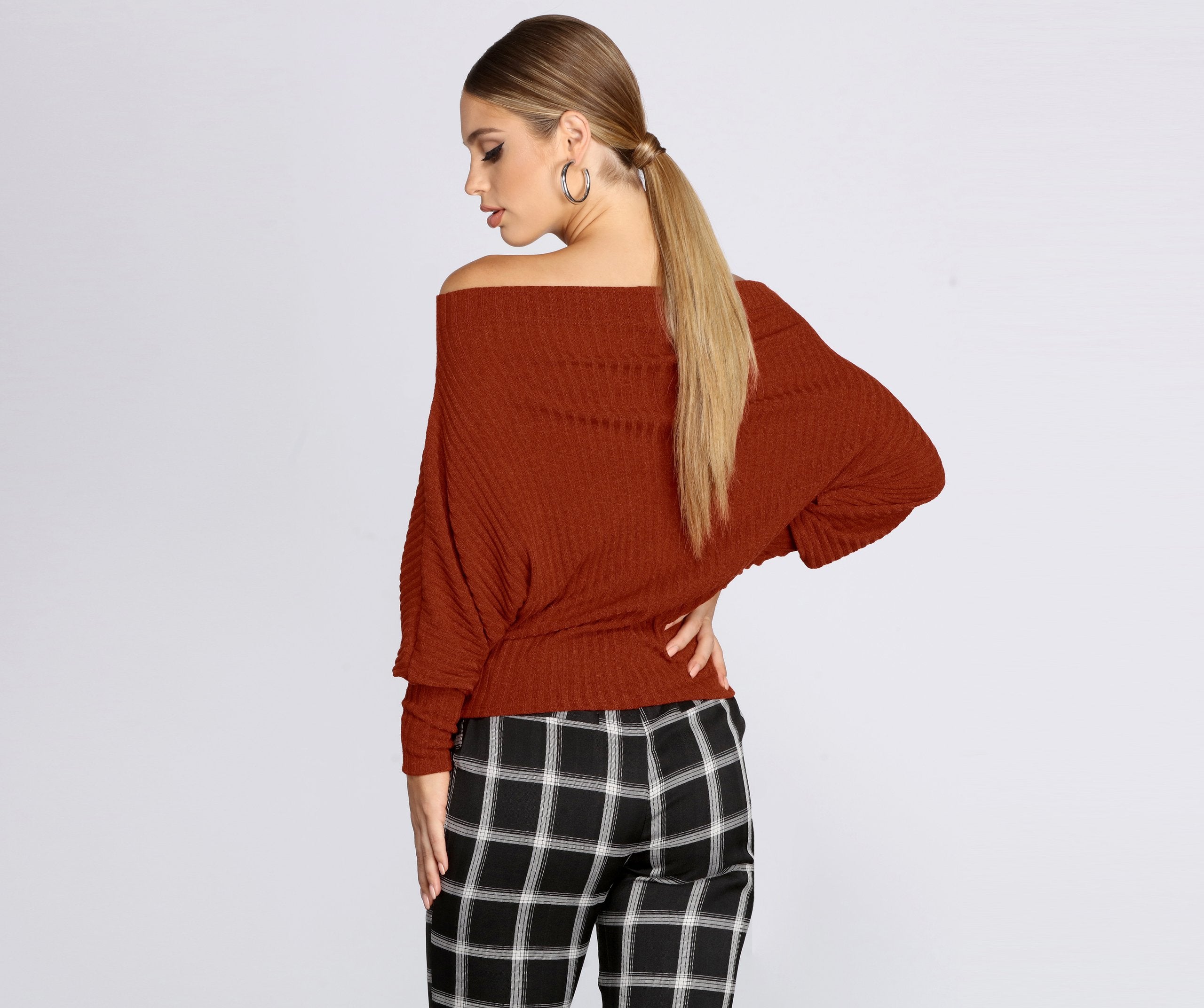 Comfy Chic Ribbed Knit Top - Lady Occasions