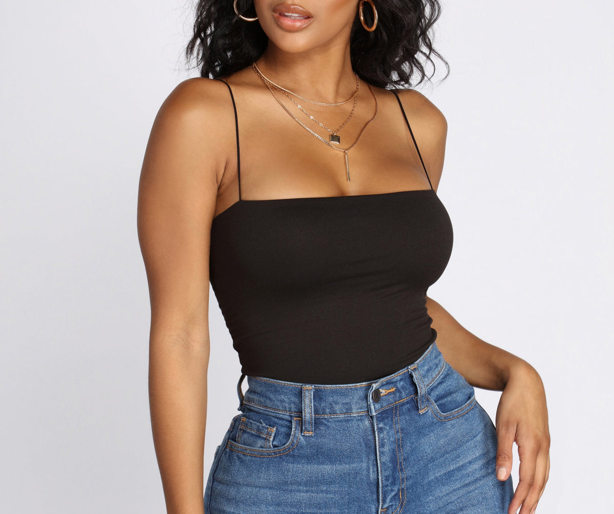 Only The Basics Cami Top - Lady Occasions