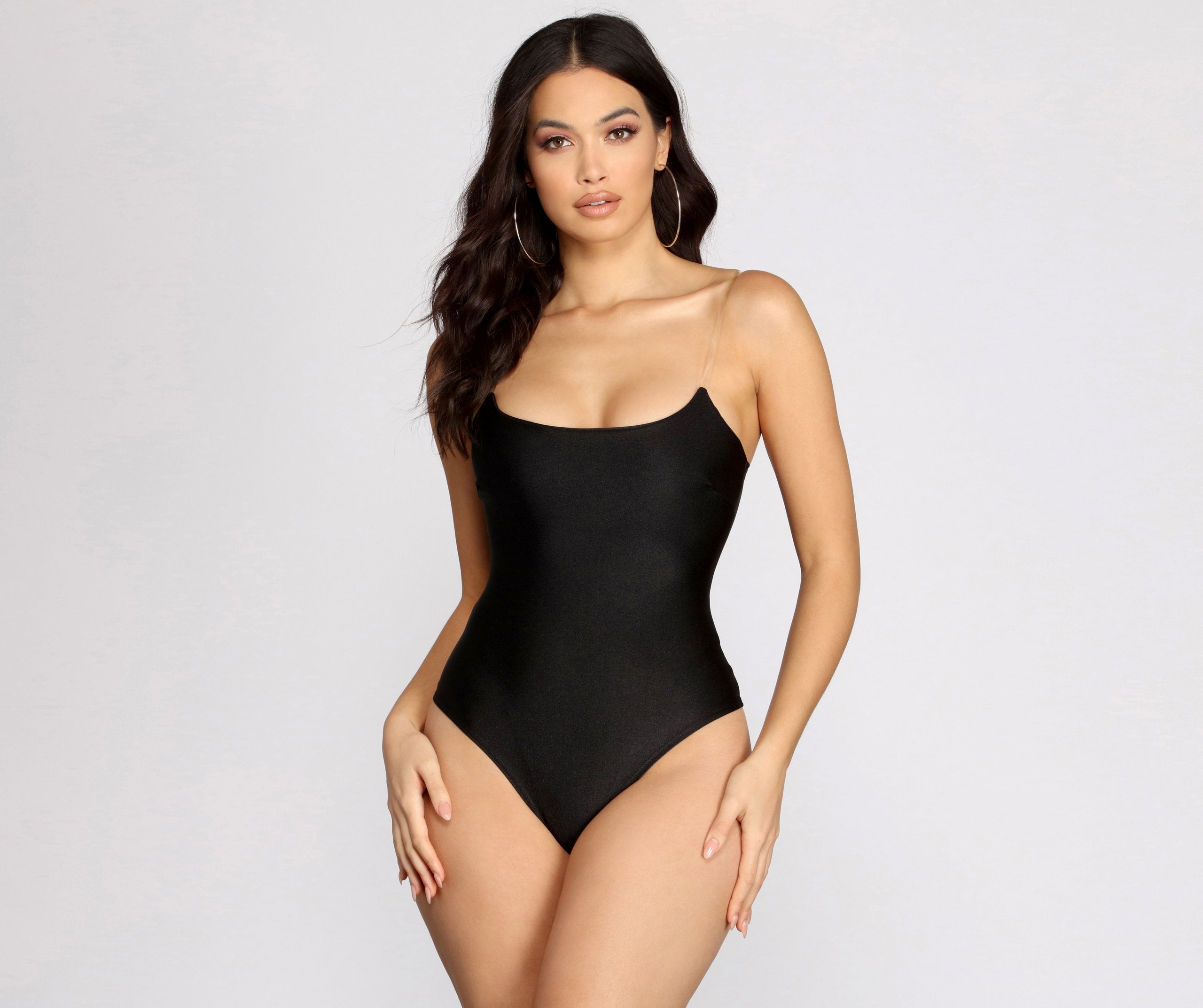 Clearly On Trend Knit Bodysuit - Lady Occasions