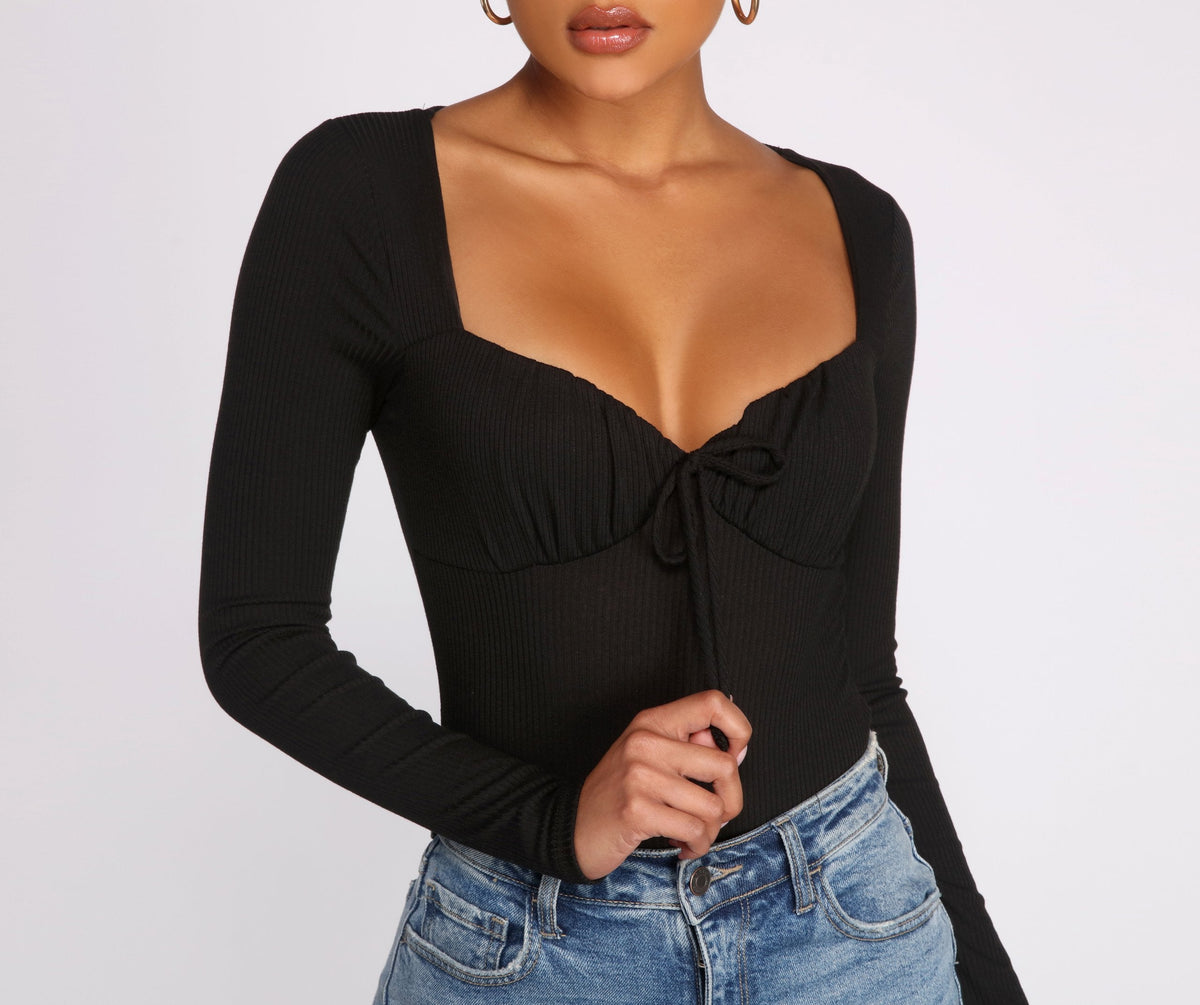 Sweet On You Knit Bodysuit - Lady Occasions