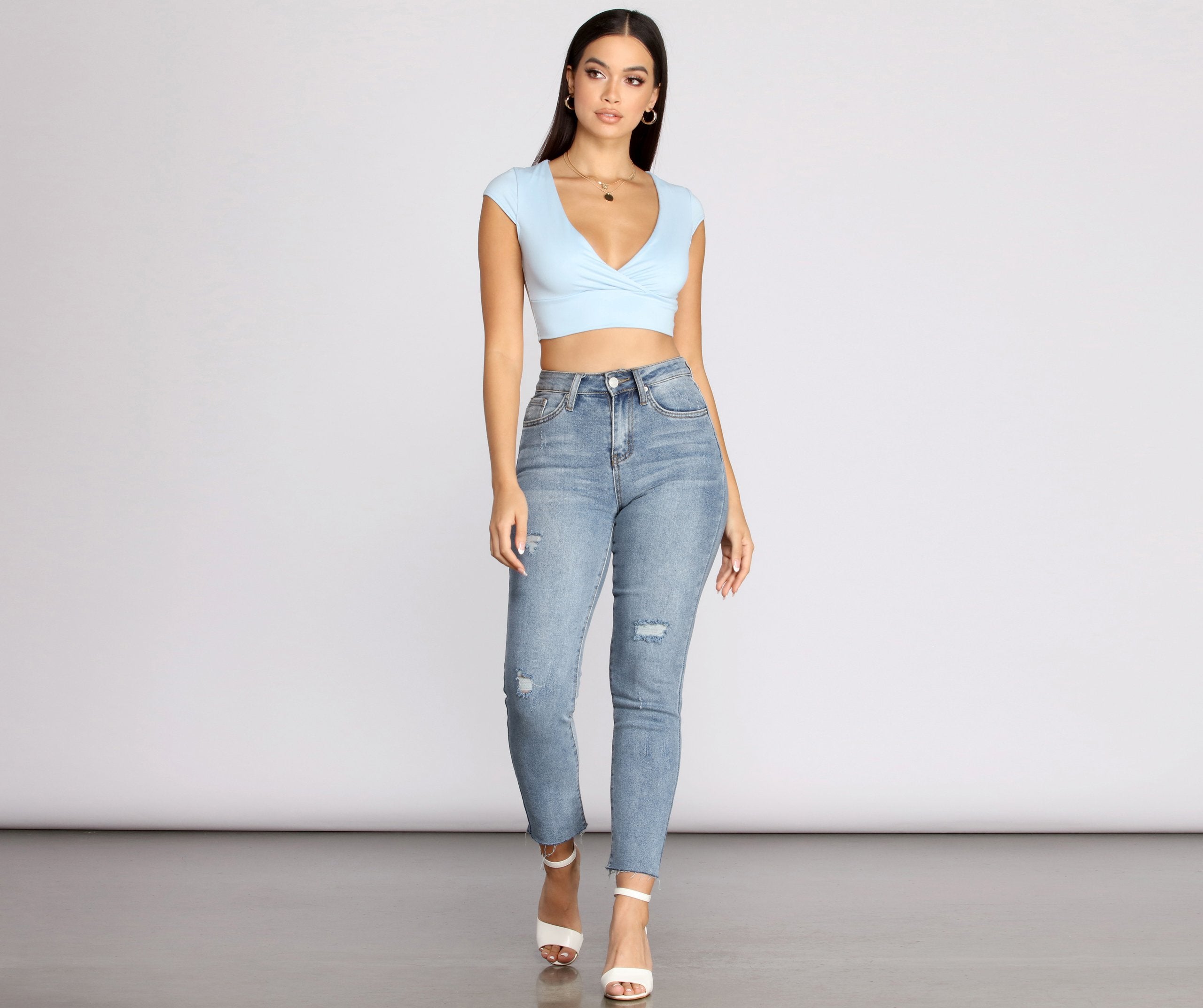 That Perfect Knit Crop Top - Lady Occasions