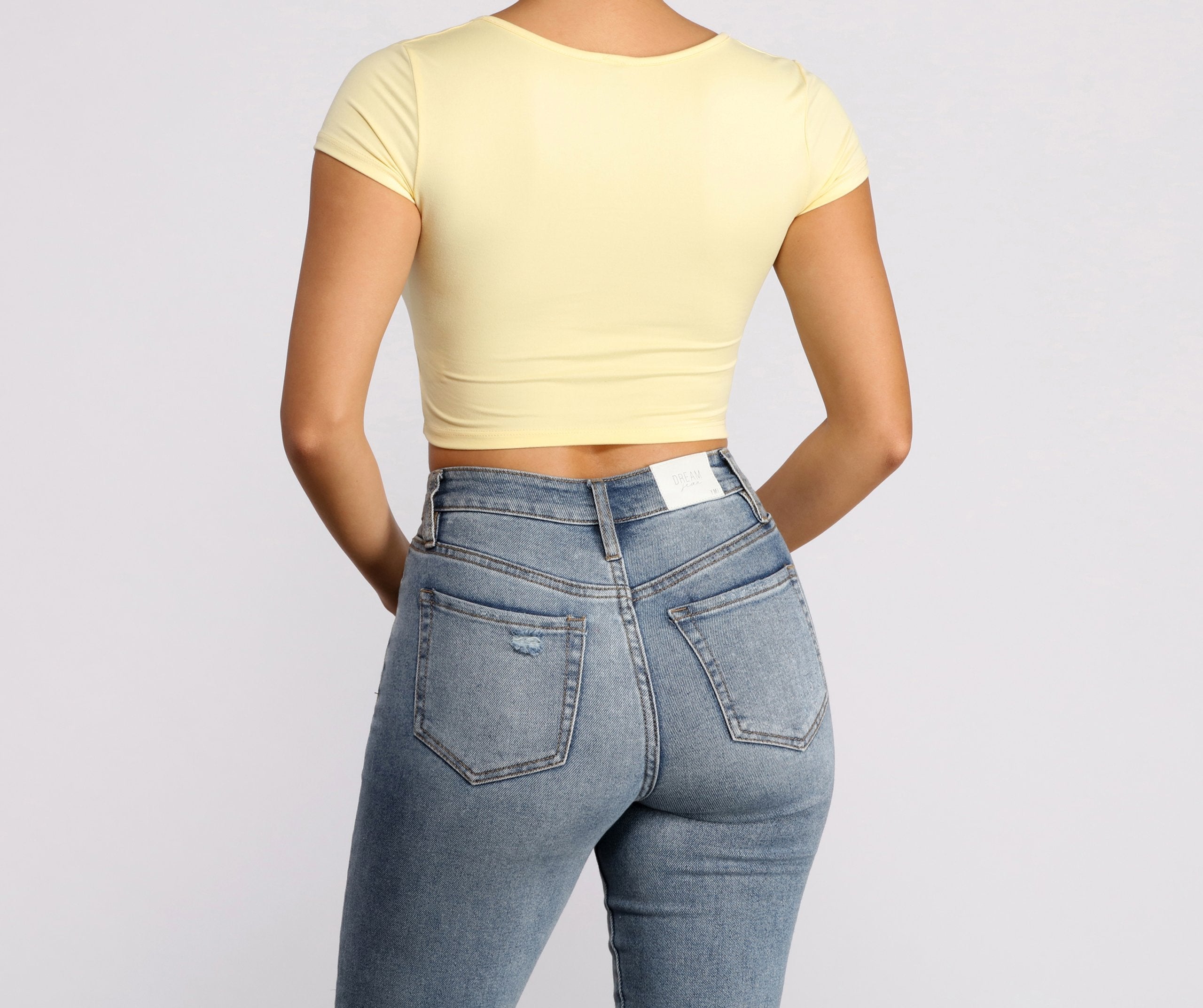 Basic Little Crop Top - Lady Occasions