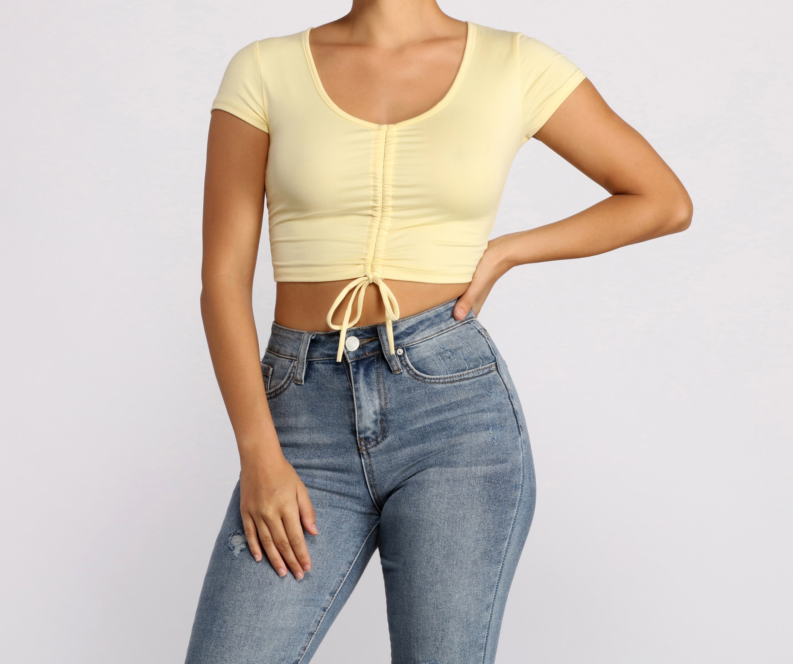 Basic Little Crop Top - Lady Occasions