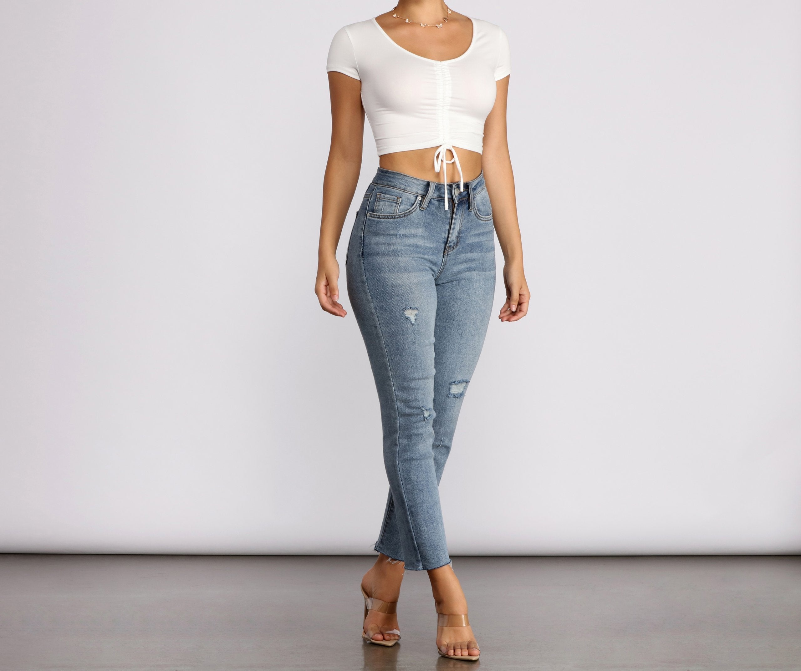 Basic Little Crop Top - Lady Occasions