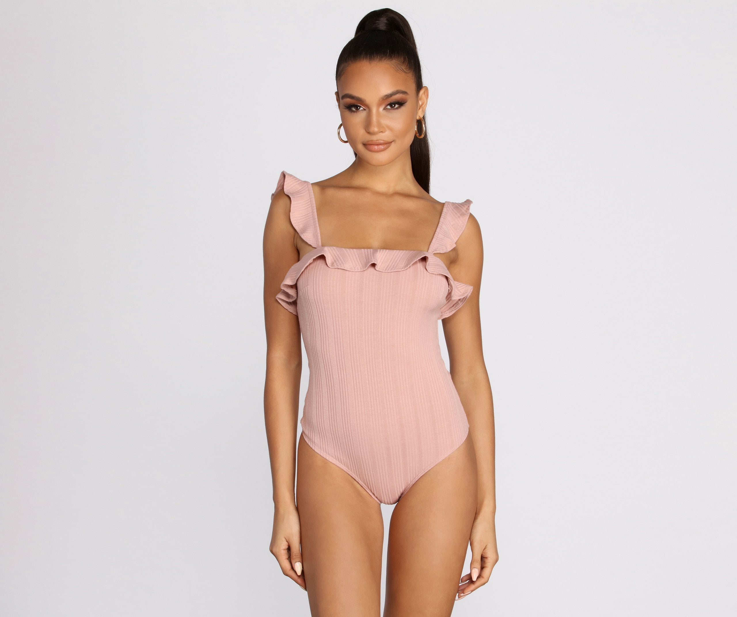 Ruffled With Style Bodysuit - Lady Occasions