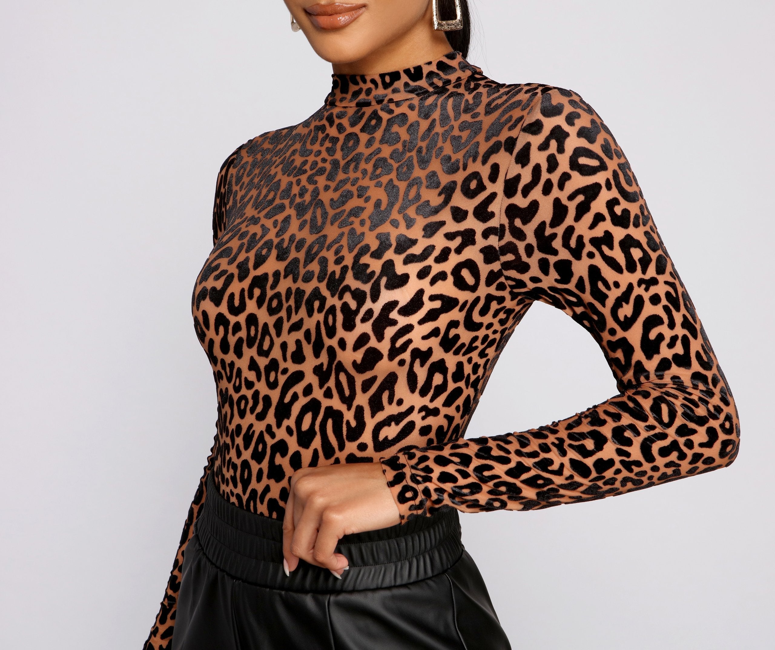 Forever Fab Leopard Print Bodysuit - Lady Occasions