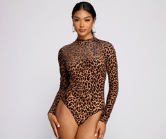 Forever Fab Leopard Print Bodysuit - Lady Occasions