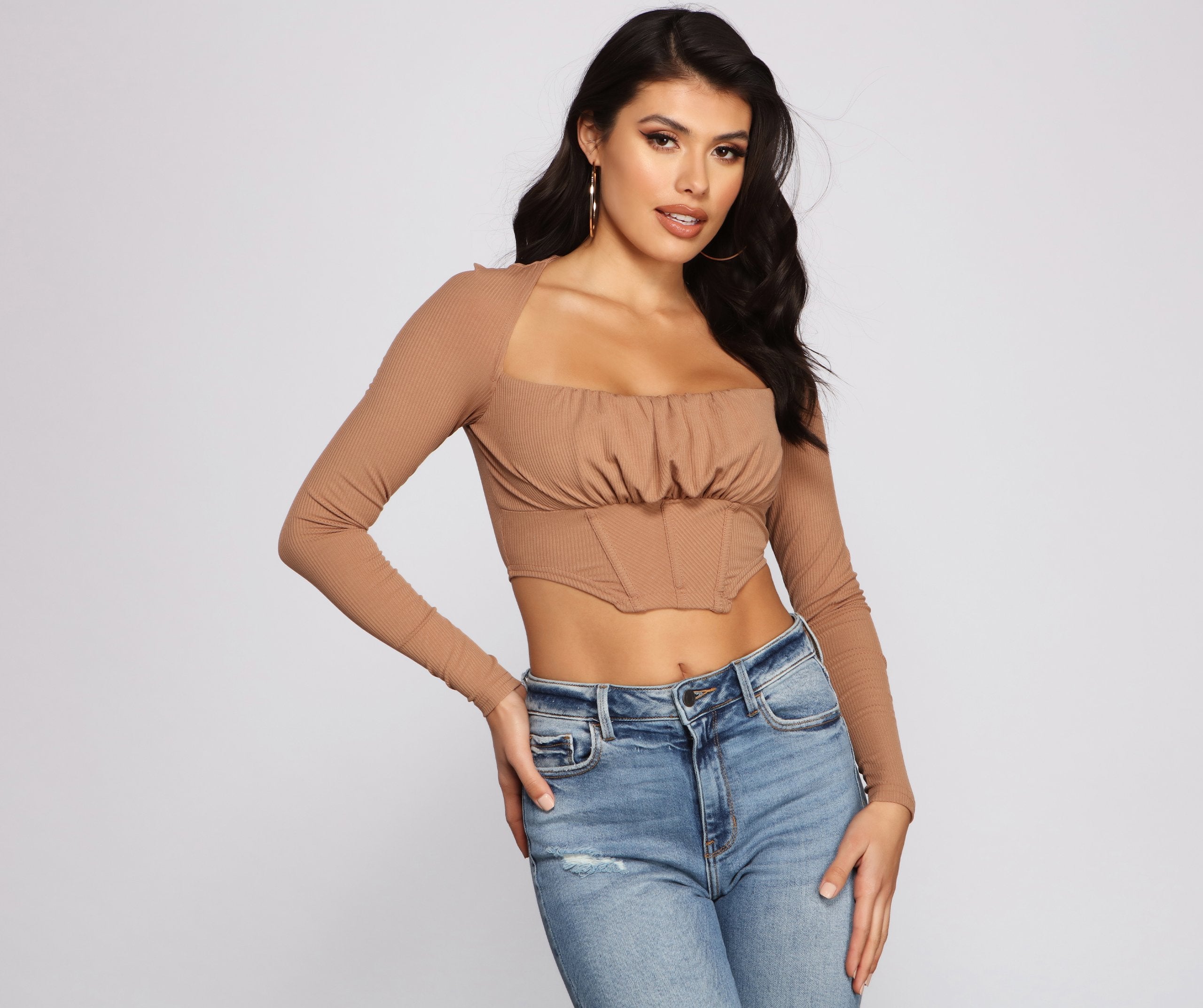 All that Ruche Crop Top - Lady Occasions