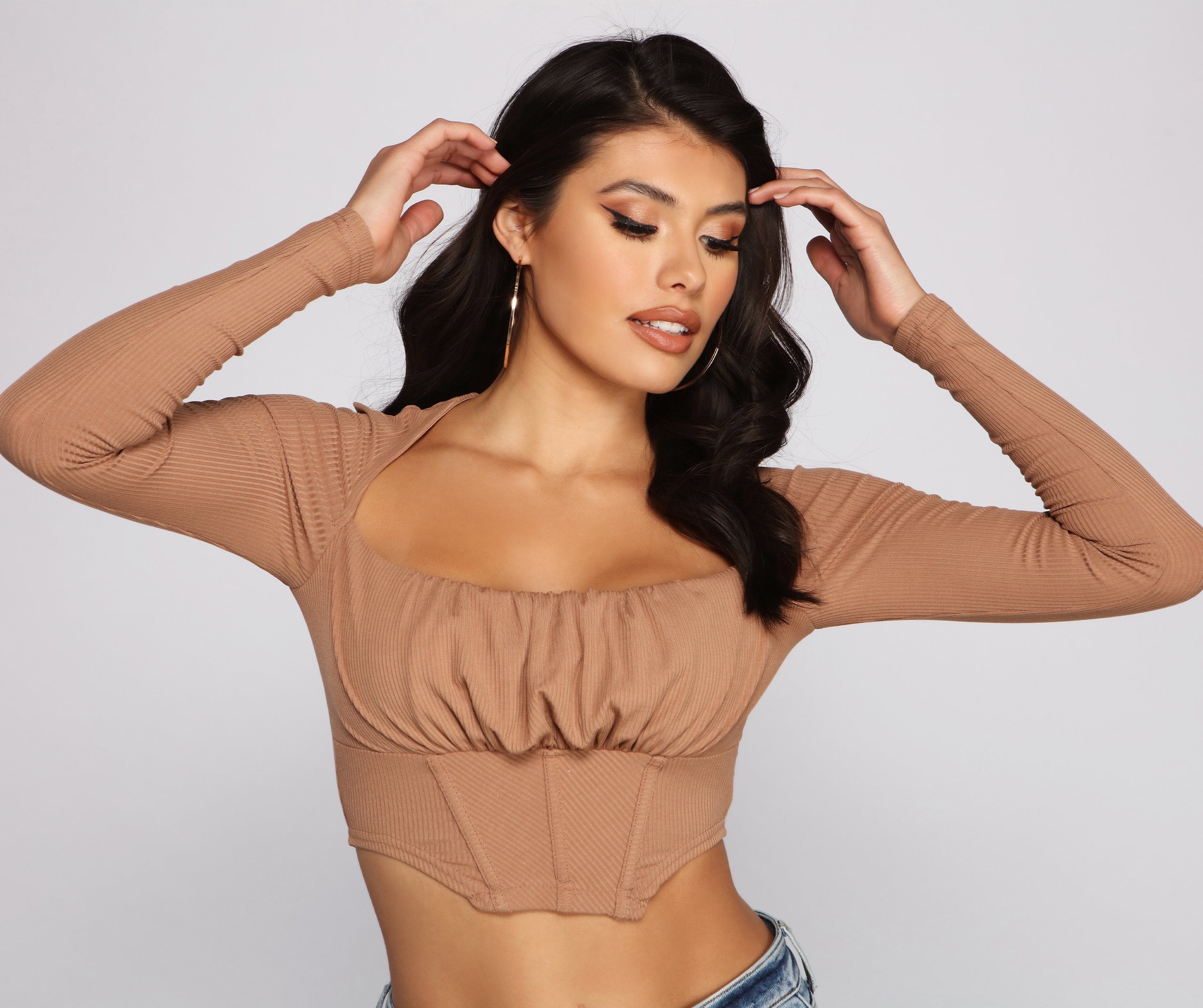 All that Ruche Crop Top - Lady Occasions