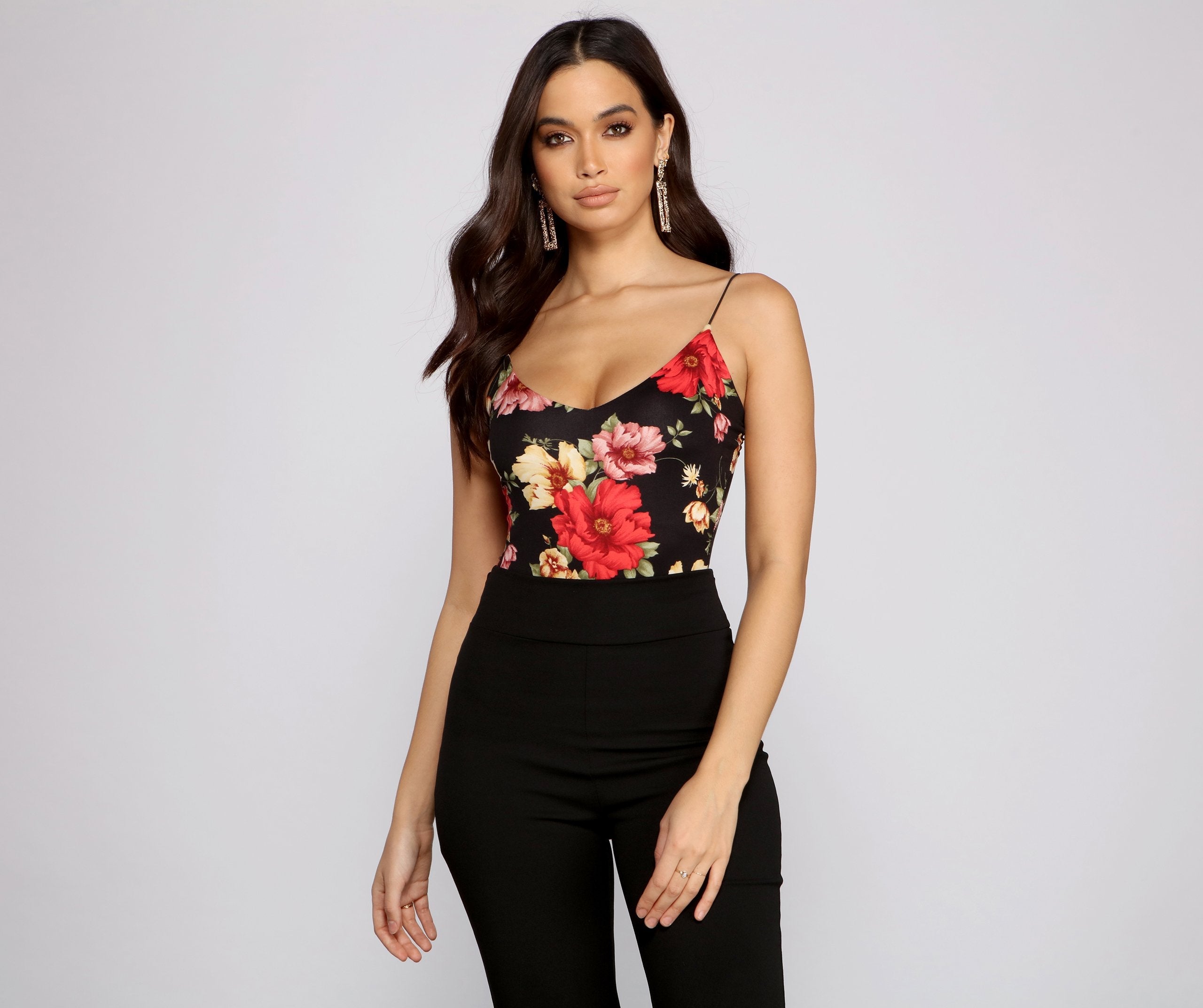 Trendy Chic Vibes Sleeveless Bodysuit - Lady Occasions