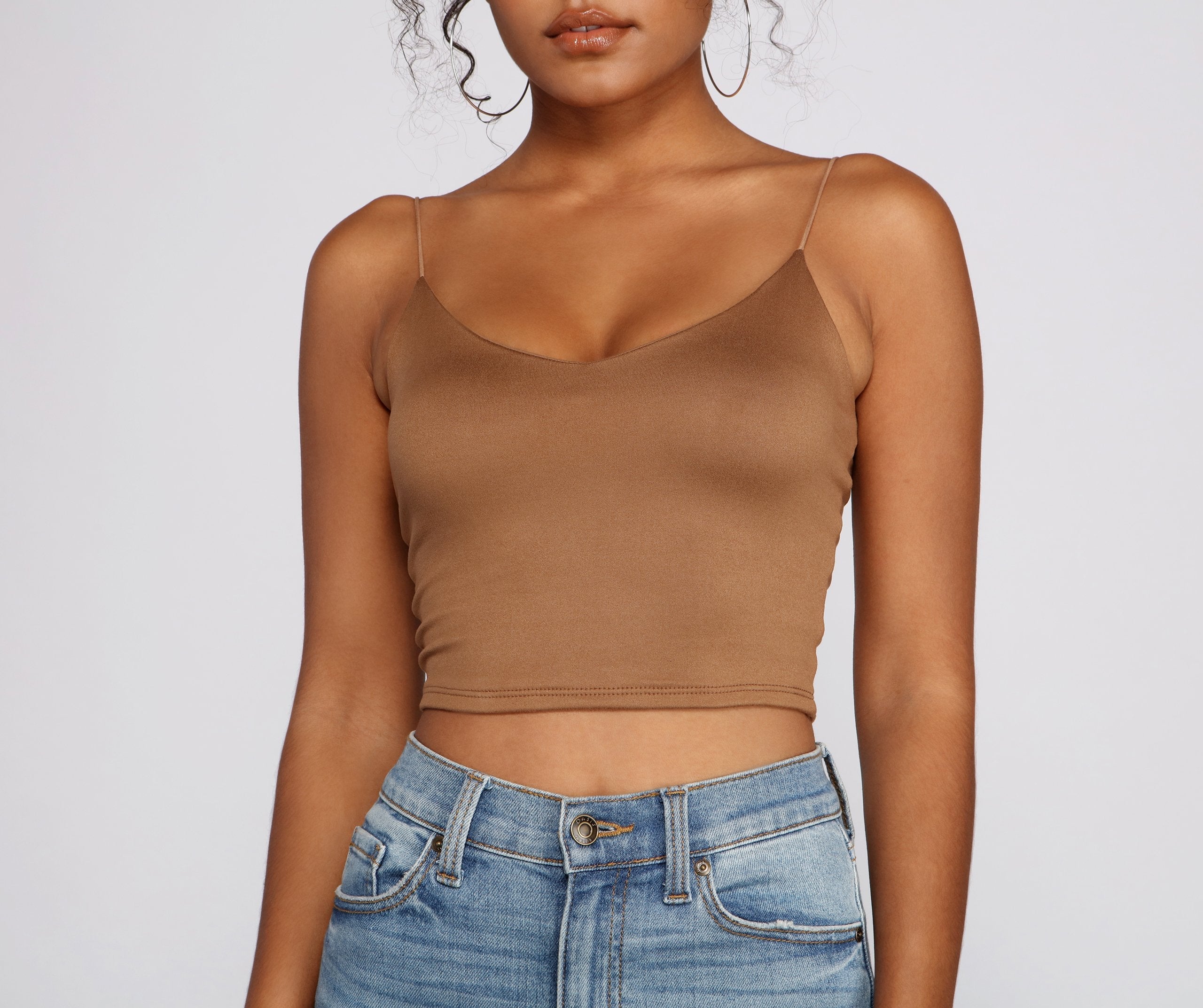 Girl Next Door Cropped Tank - Lady Occasions