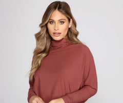 Cozy-Chic Turtleneck Top - Lady Occasions