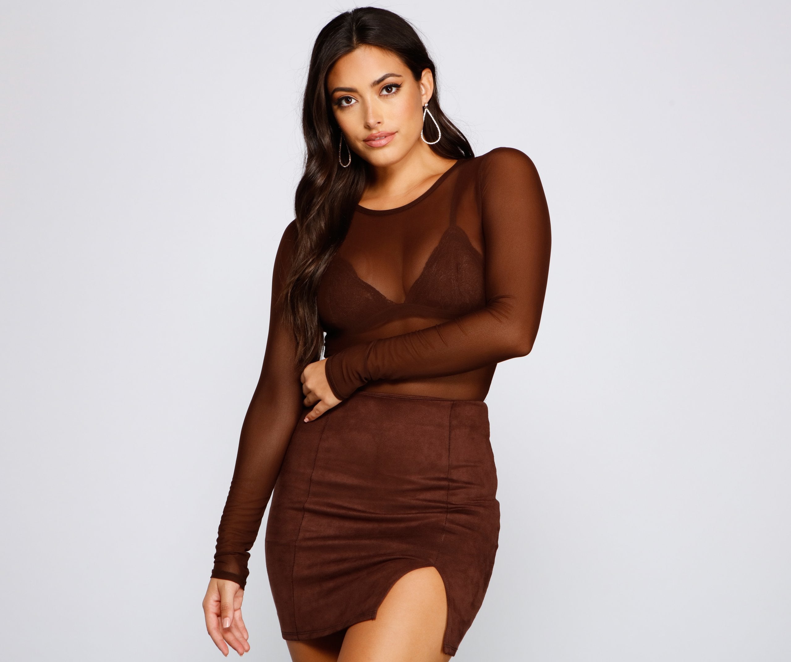 Love's A Mesh Bodysuit - Lady Occasions