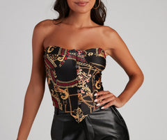 Bold Stunner Strapless Bustier - Lady Occasions