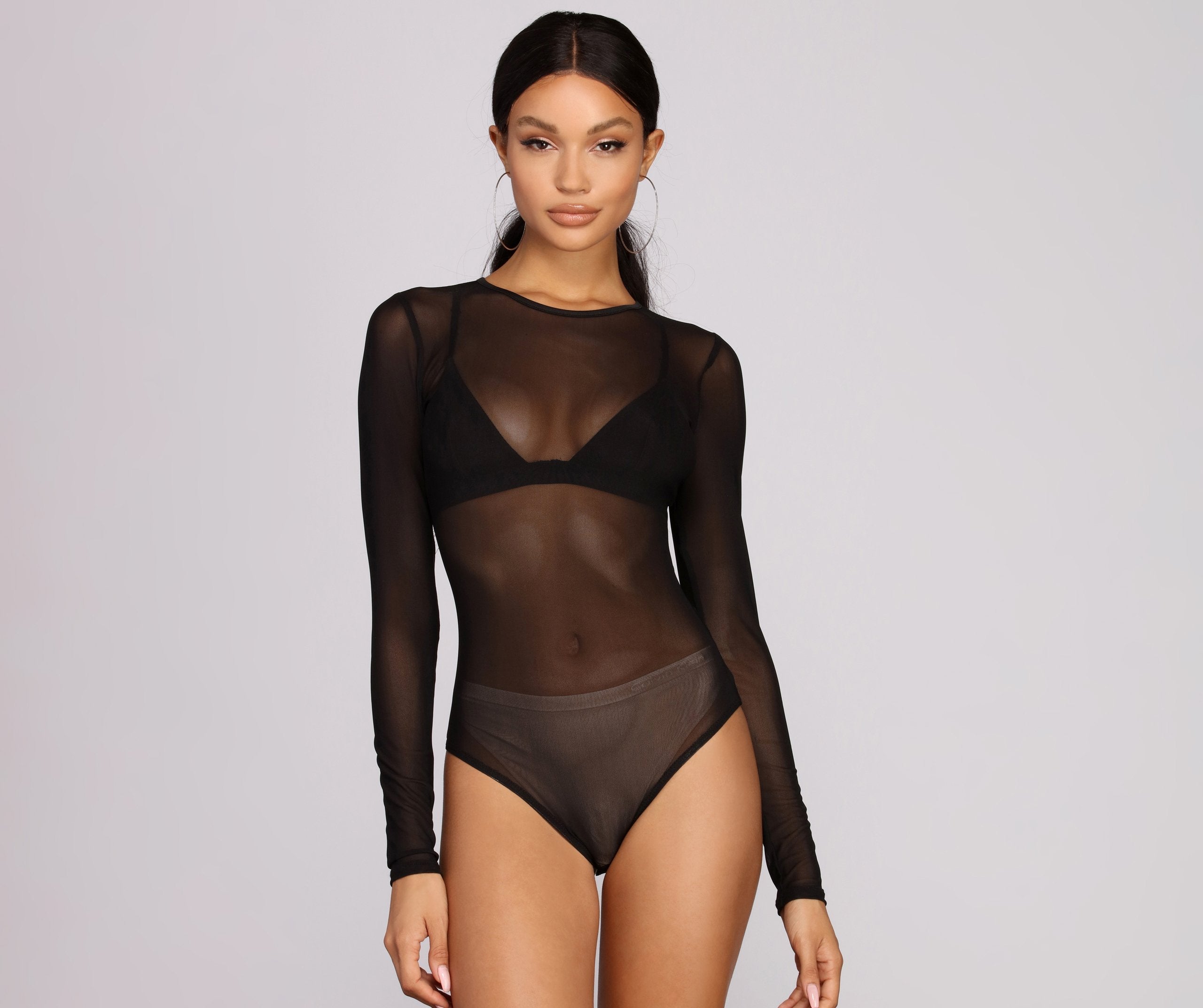 Love's A Mesh Bodysuit - Lady Occasions