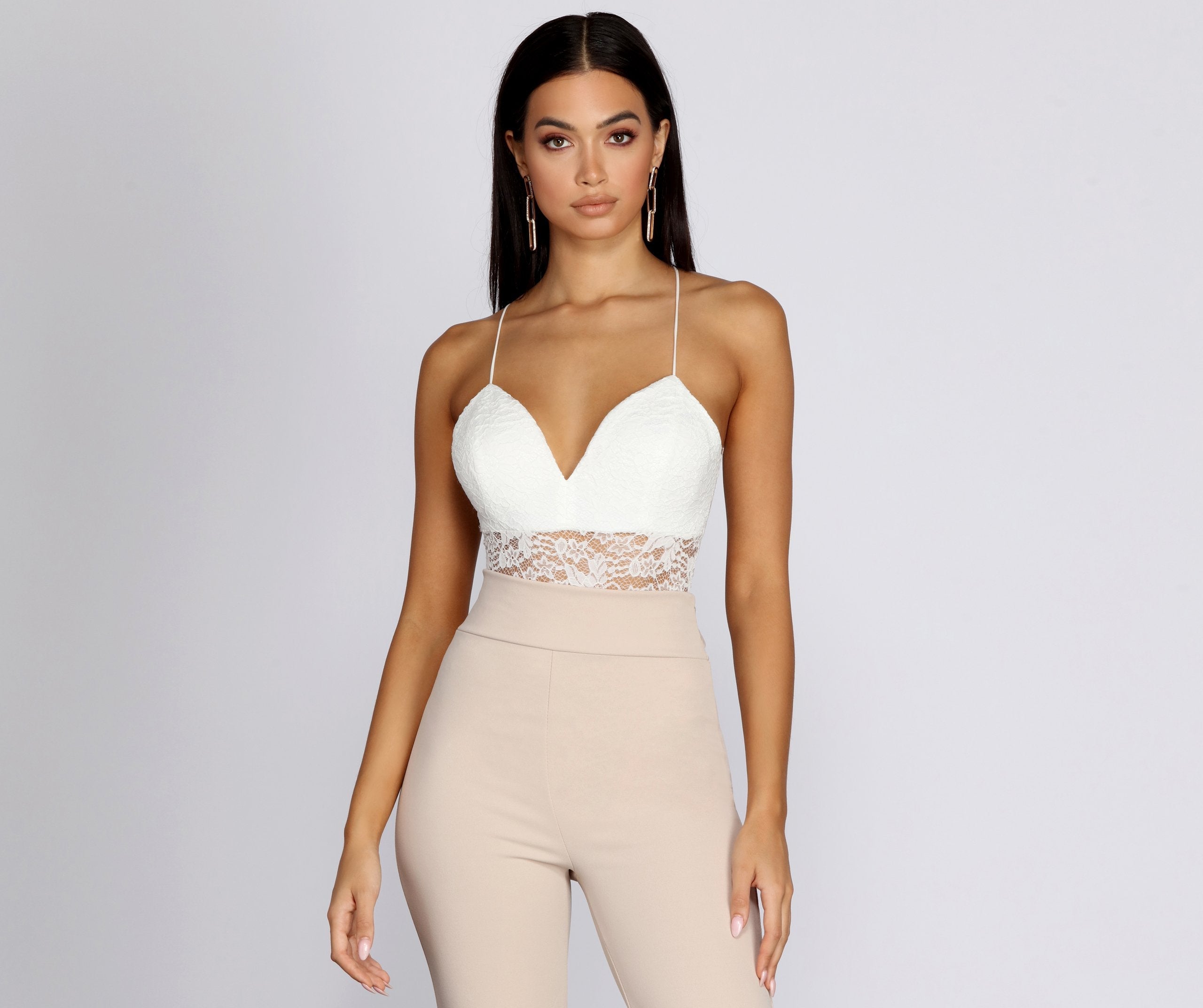 Sweet As Lace Bodysuit - Lady Occasions