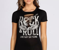 Rock N' Roll Vintage Tunic - Lady Occasions