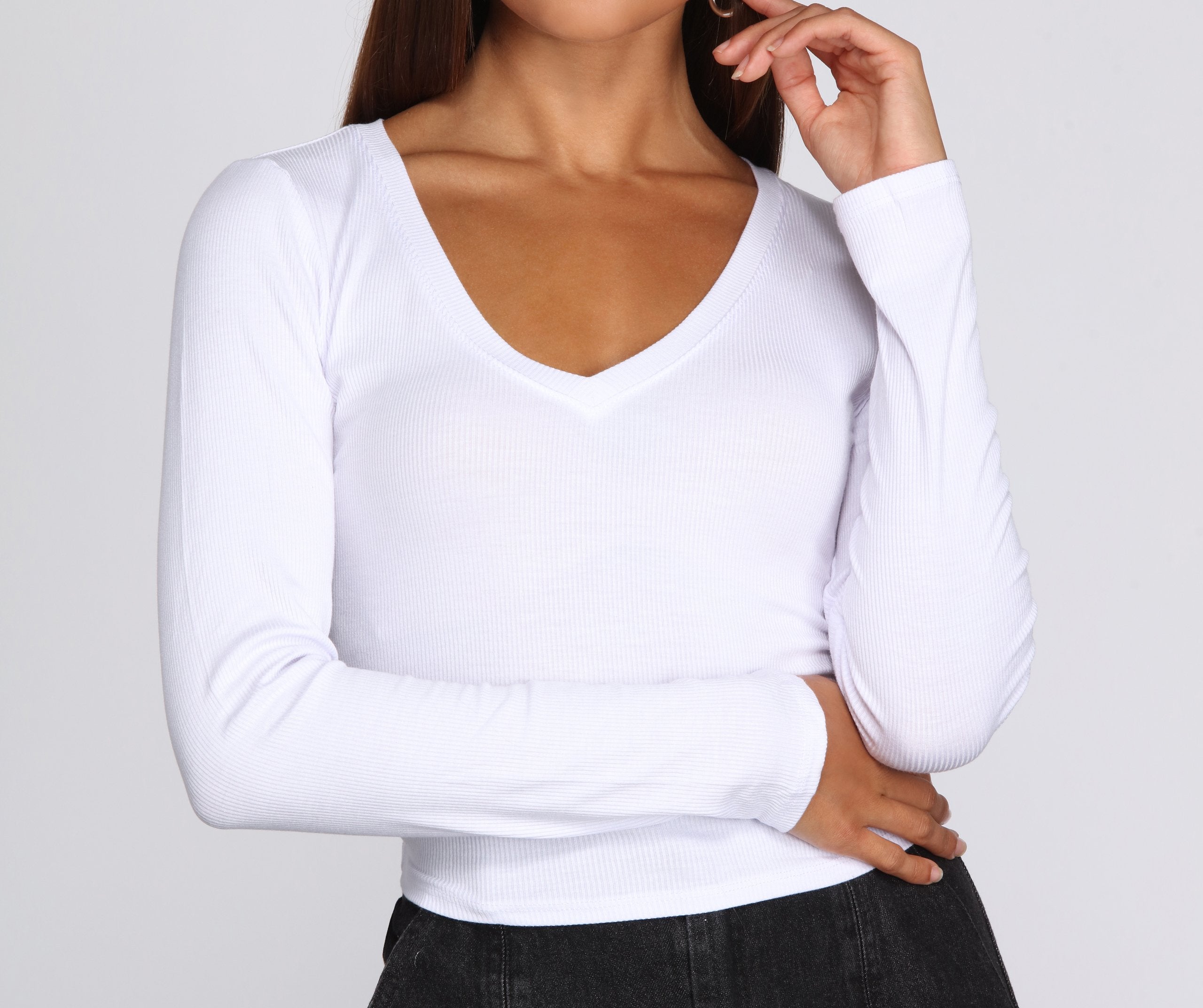 Cuter Crop Long-Sleeve Tee - Lady Occasions