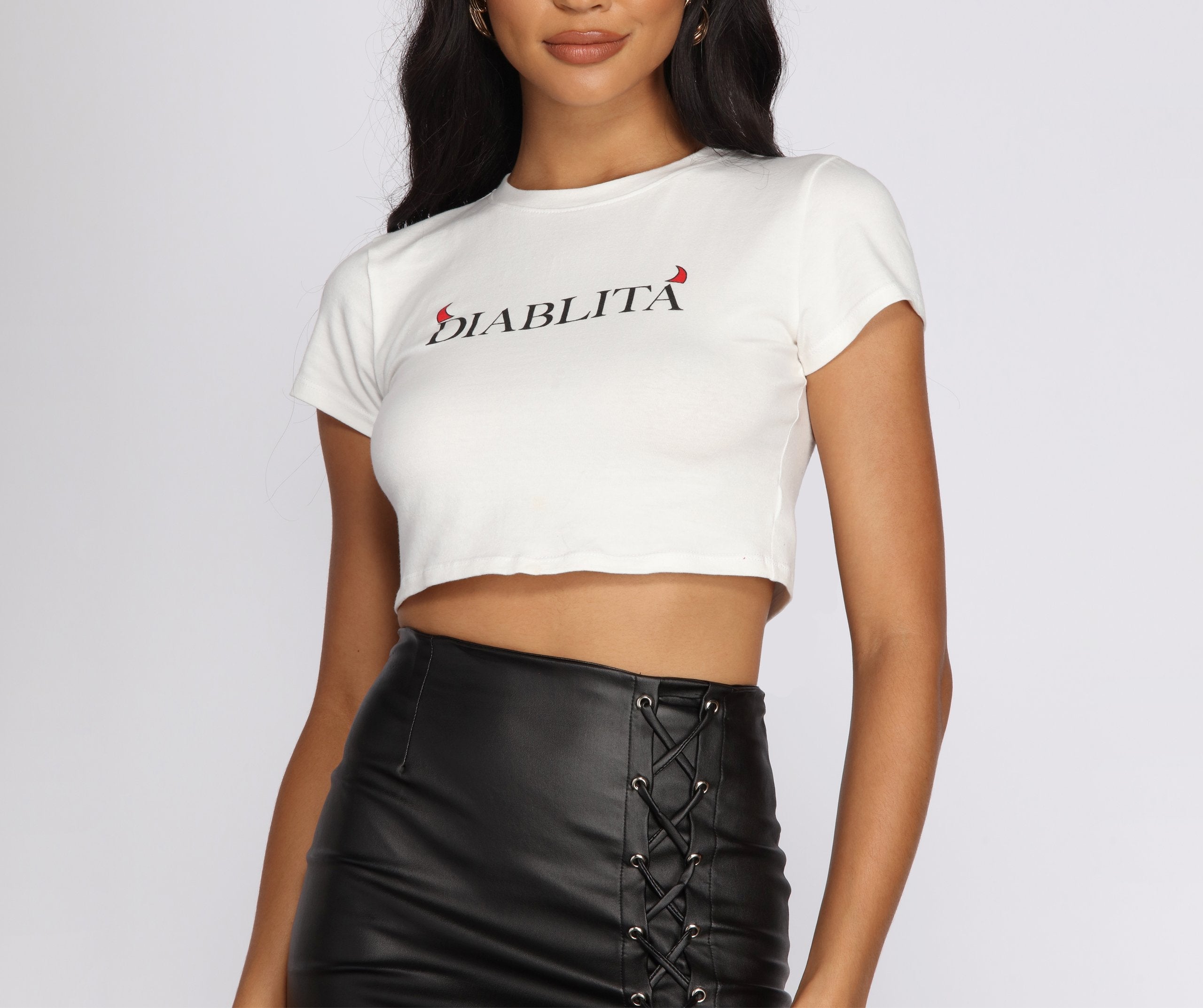 Lil Diablita Crop Top - Lady Occasions