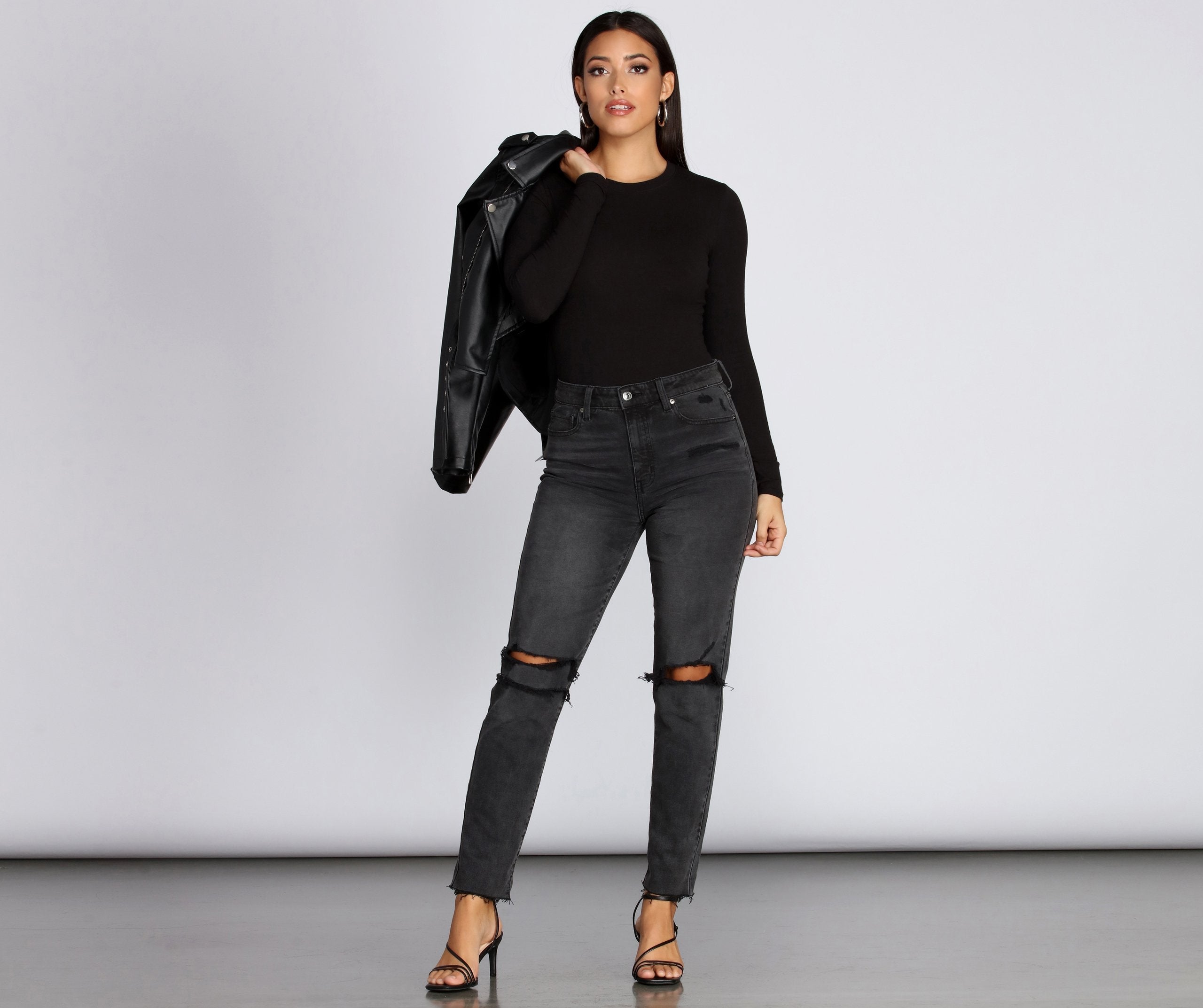 Not Your Basic Long Sleeve Bodysuit - Lady Occasions