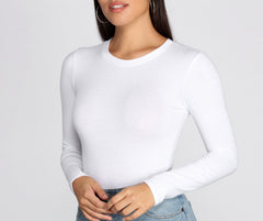 Not Your Basic Long Sleeve Bodysuit - Lady Occasions