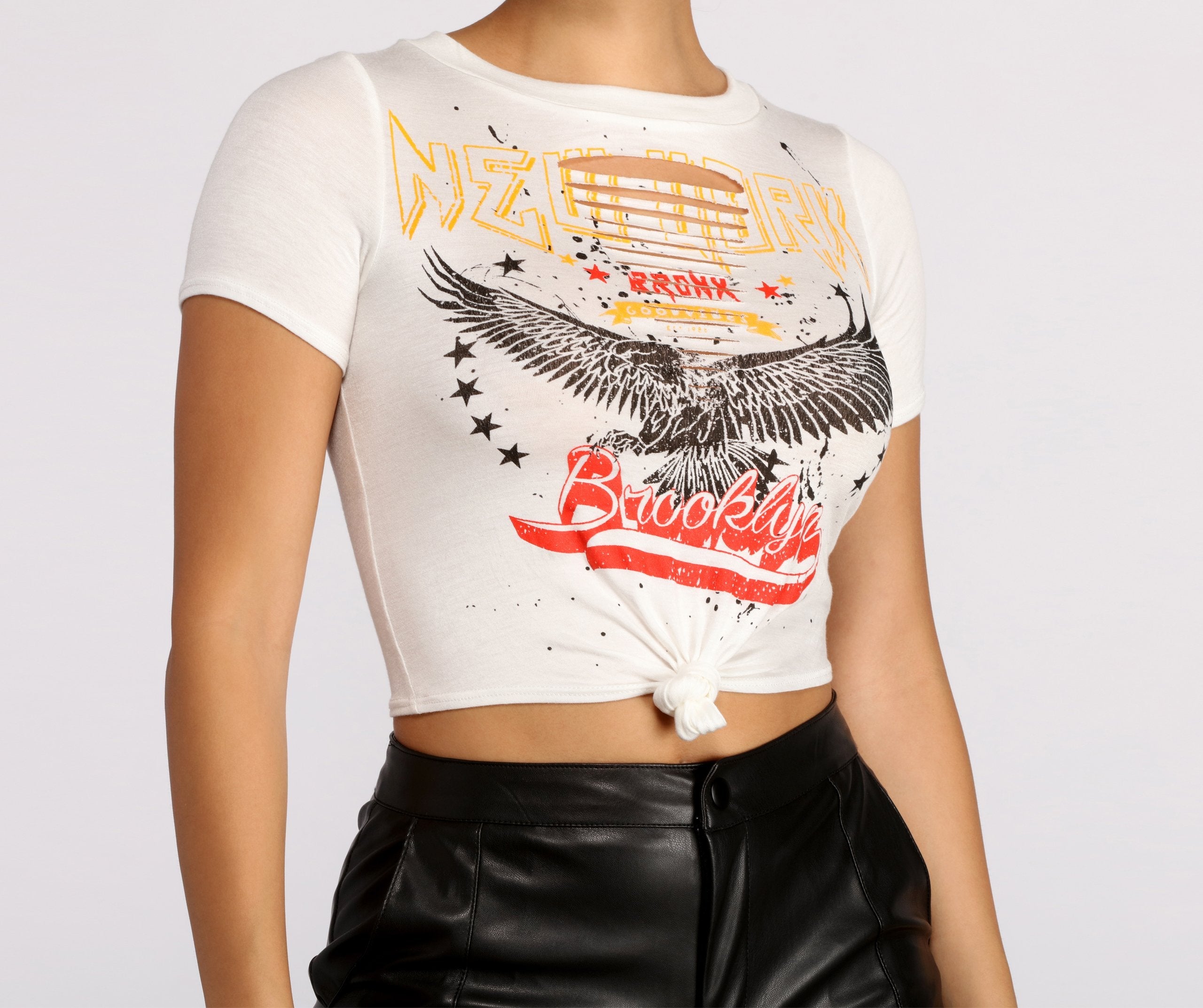 Hello Brooklyn Graphic Tee - Lady Occasions