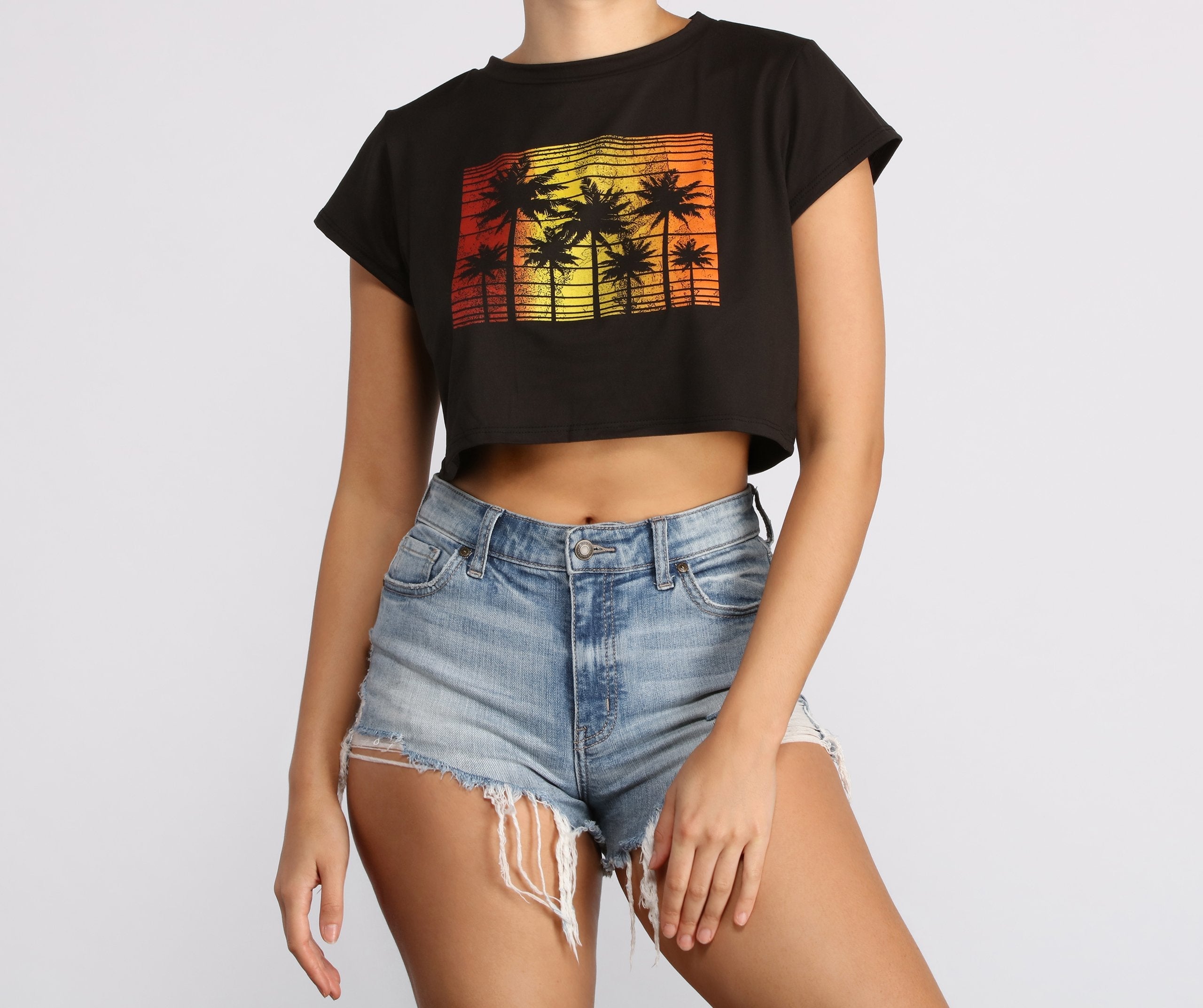 Watch the Sunset Crop Top - Lady Occasions