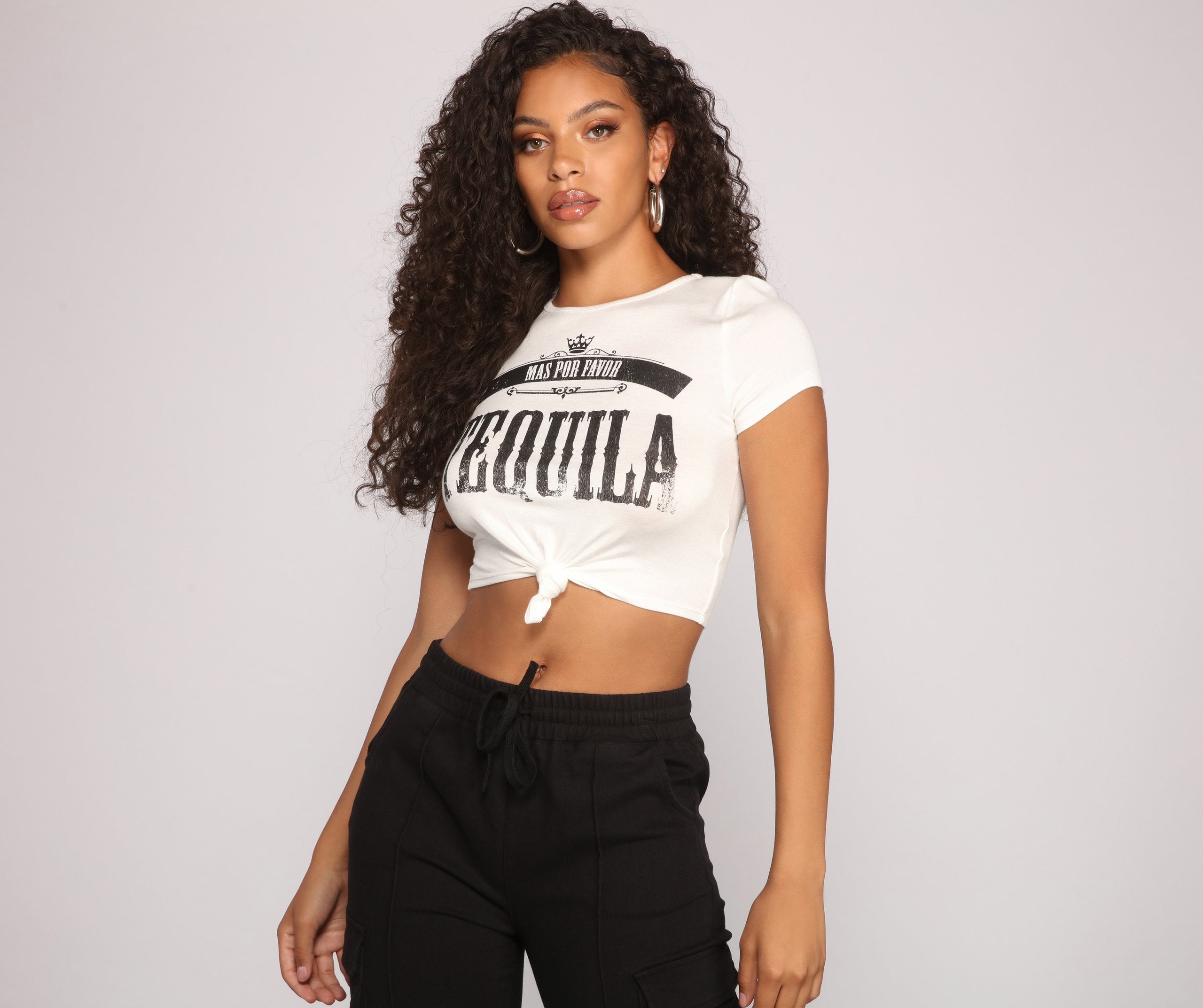 Tequila Time Crop Top - Lady Occasions