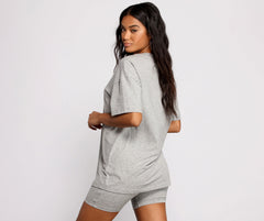 Effortless Everyday Oversize Basic Tee - Lady Occasions