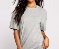 Effortless Everyday Oversize Basic Tee - Lady Occasions