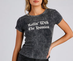 Roll With It Graphic Tee - Lady Occasions