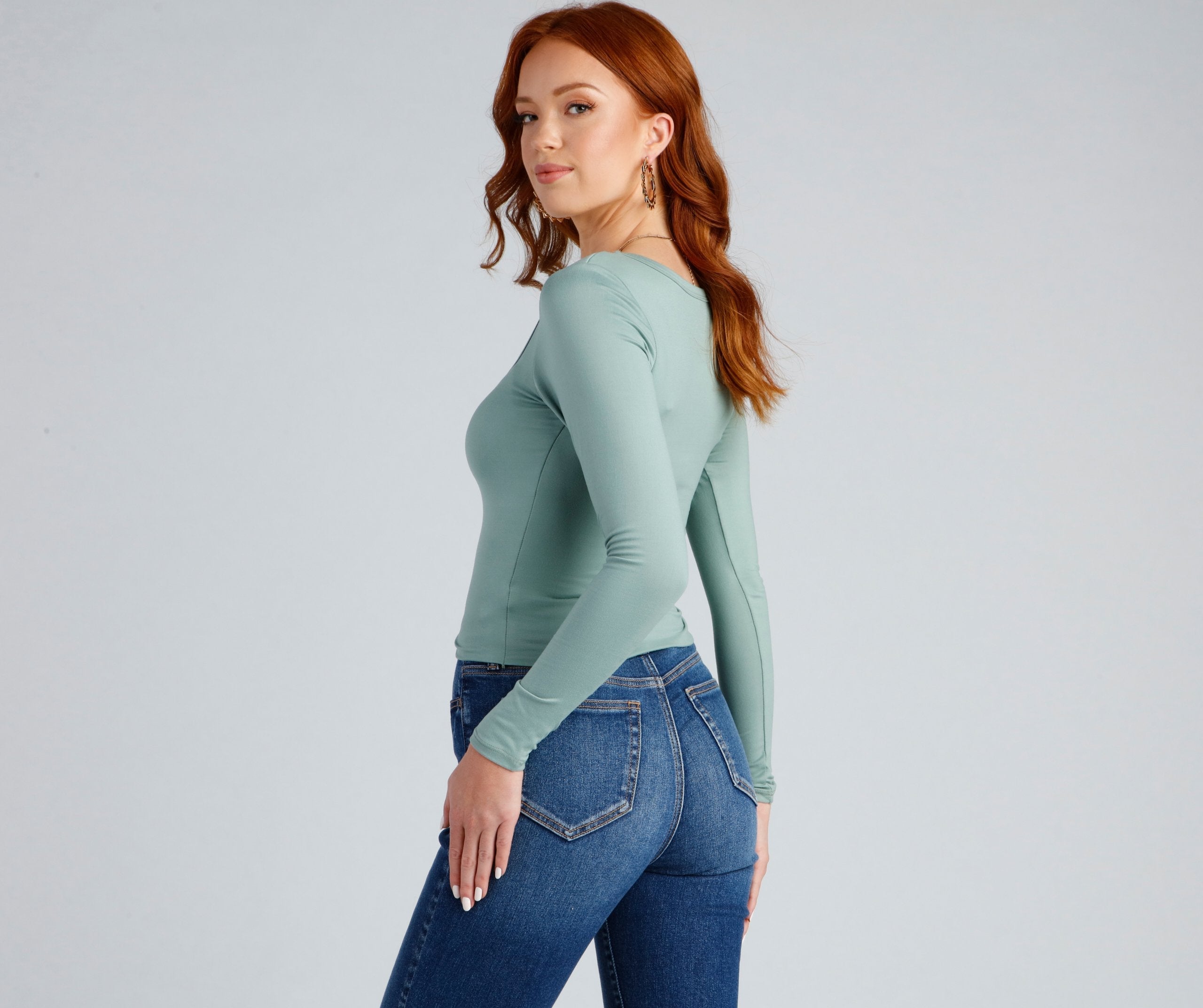 Basic Must-Have Long Sleeve Top - Lady Occasions