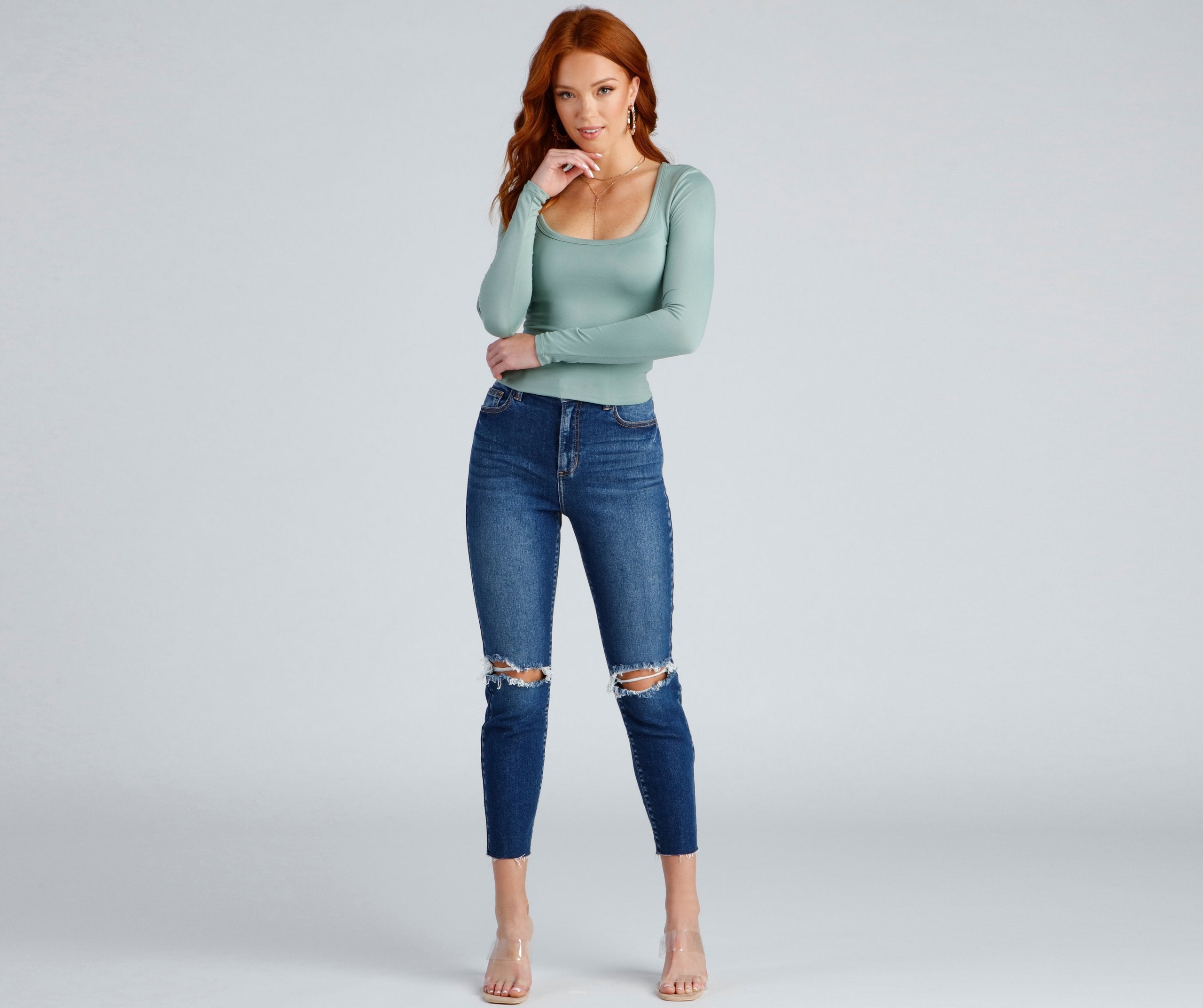 Basic Must-Have Long Sleeve Top - Lady Occasions