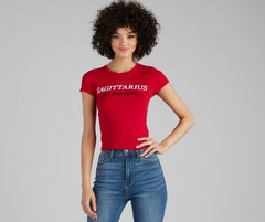 Sagittarius The Free Spirit Graphic Tee - Lady Occasions